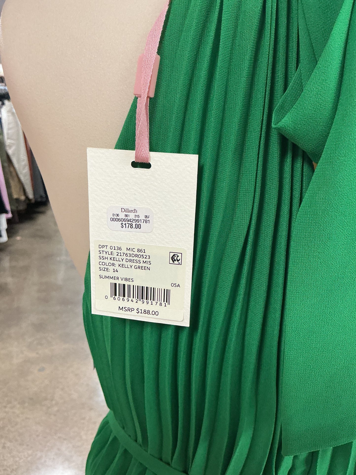 Dress Casual Maxi By Alex Marie In Green, Size:14
