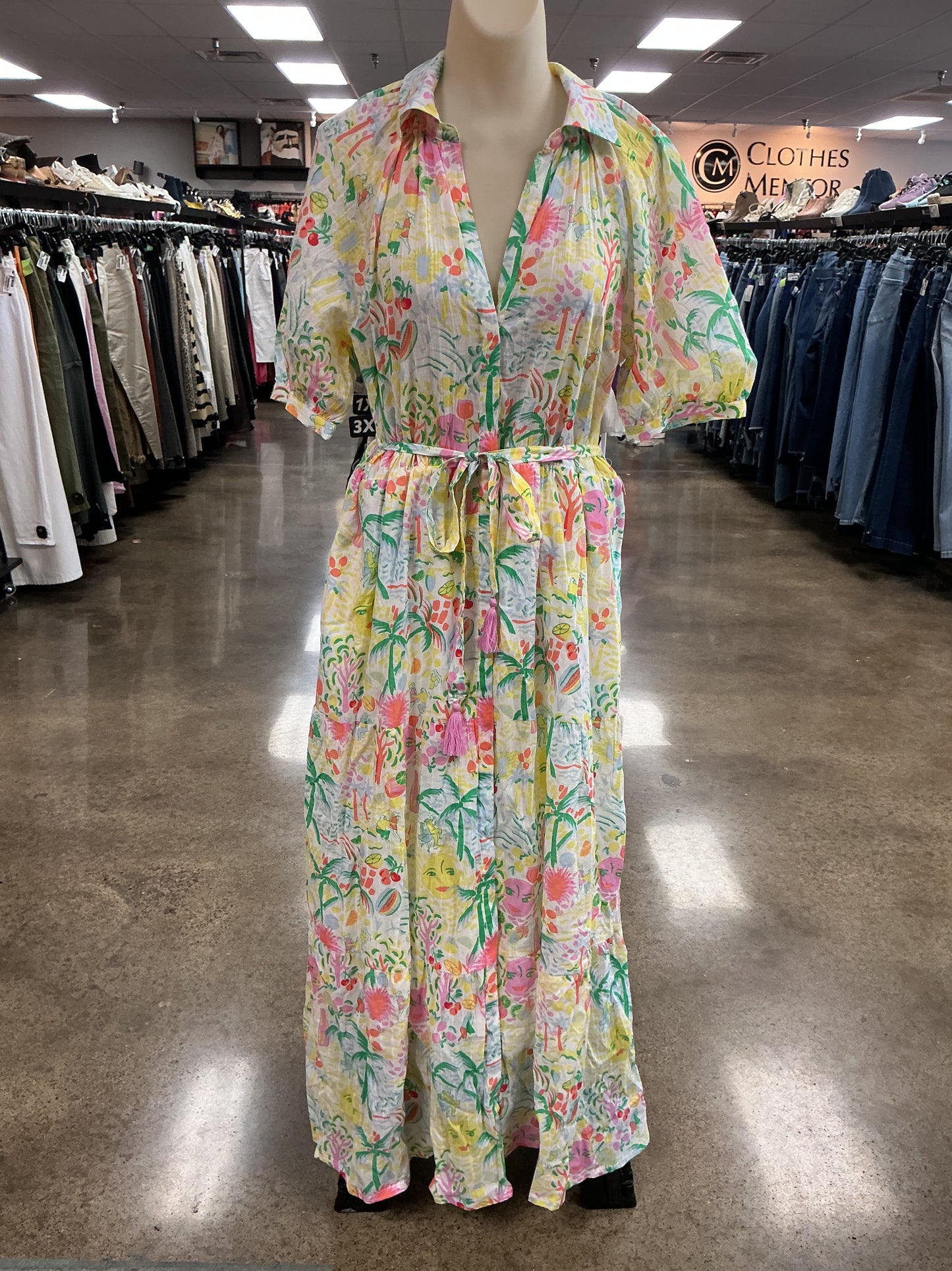 Dress Casual Maxi By Target-Designer In Multi, Size:M