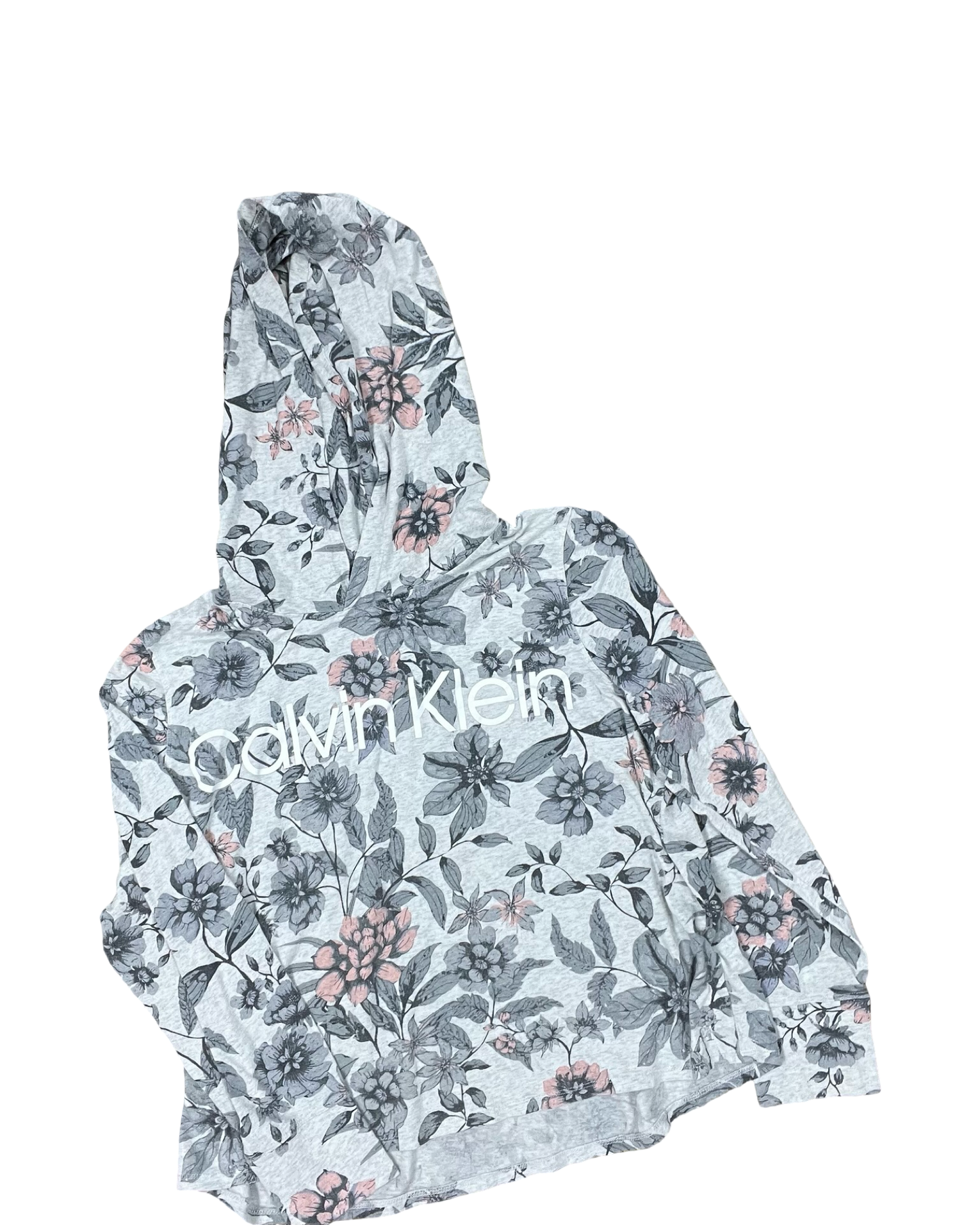 Top Ls By Calvin Klein In Grey, Size:S