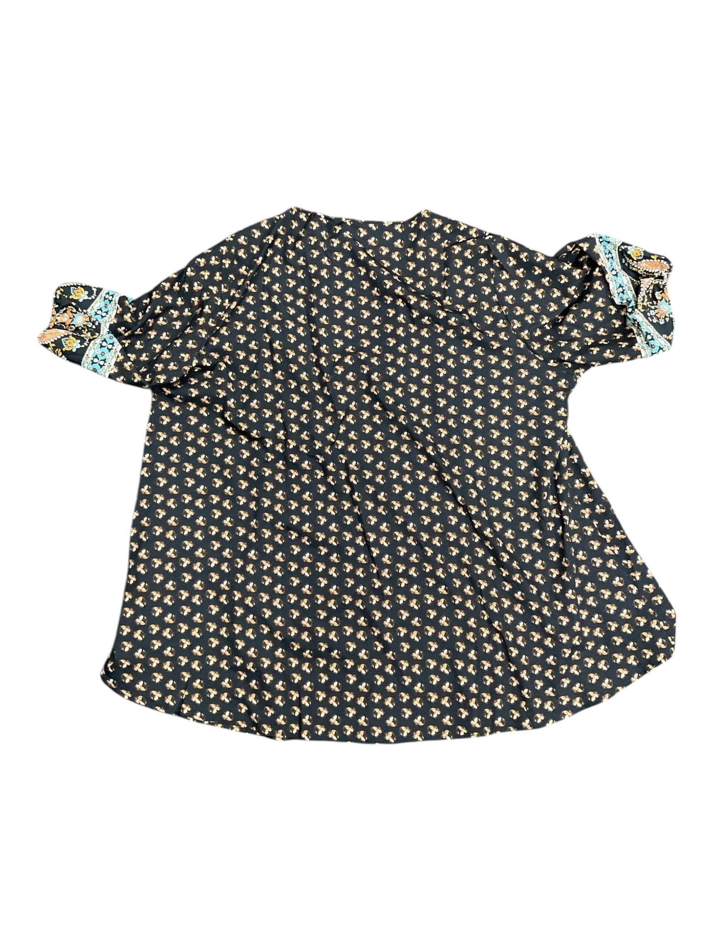 Top Ss By Bloomchic In Black, Size:3X