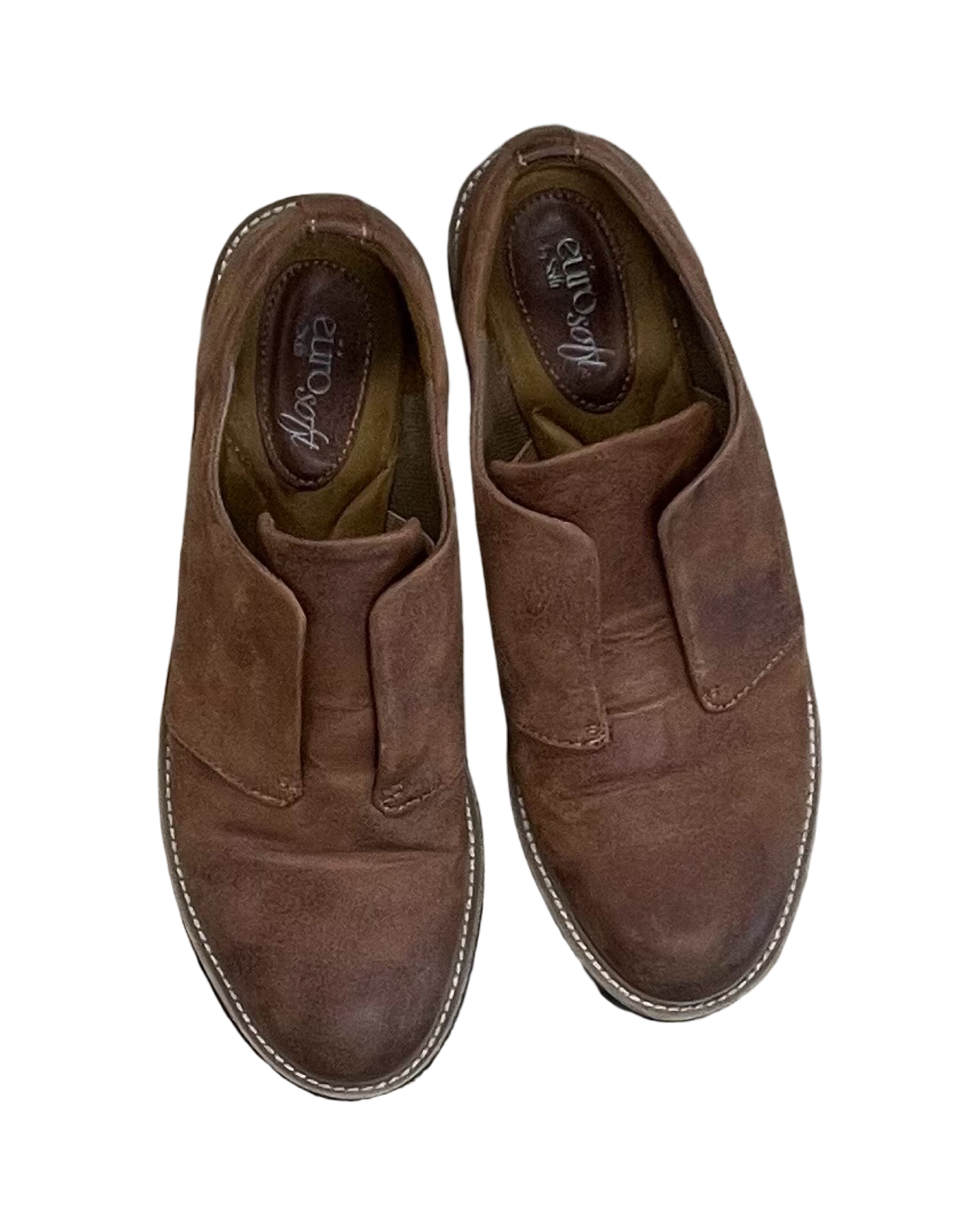 Shoes Flats By Sofft In Brown, Size:8