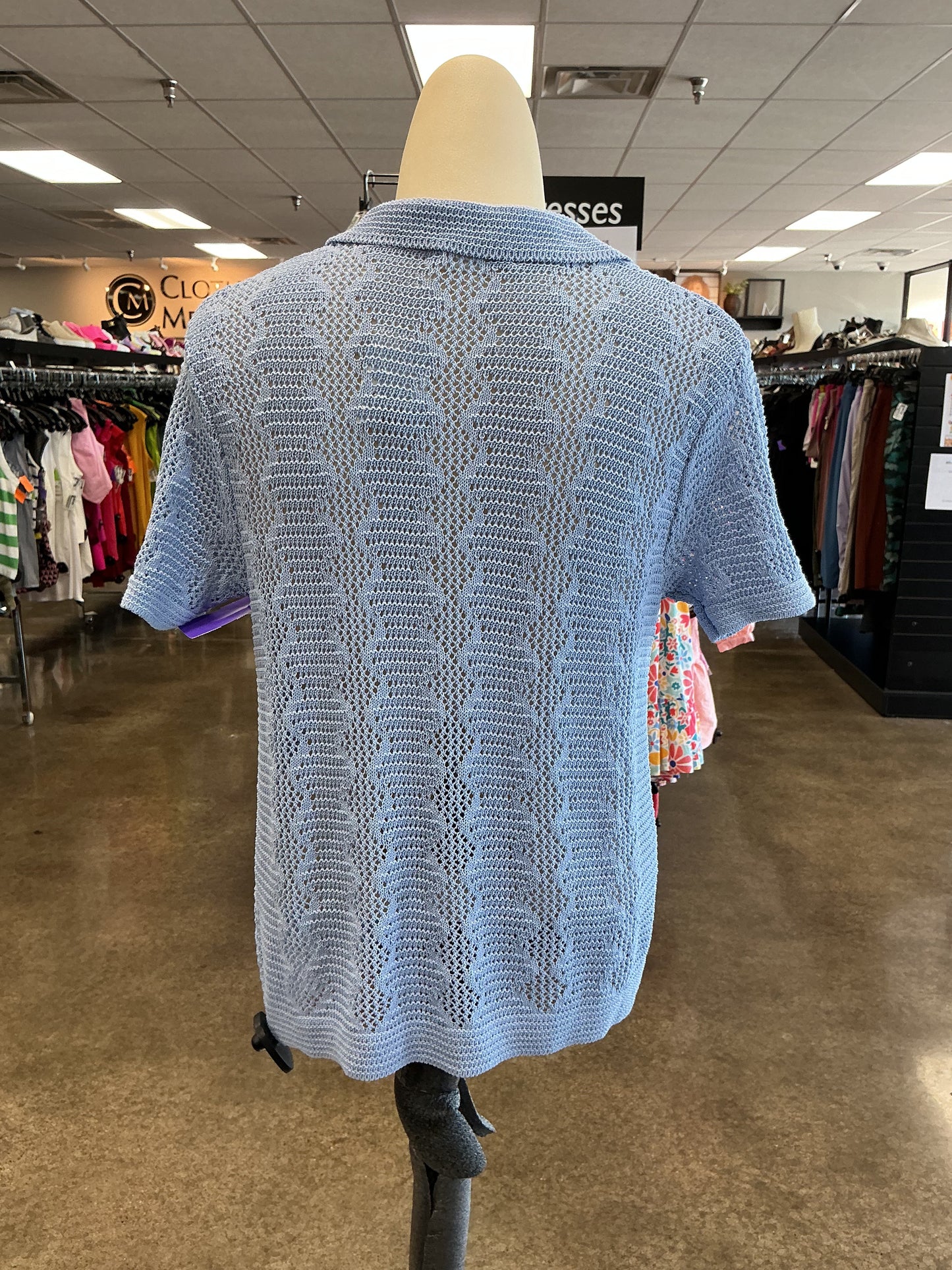 Top Ss By Free People In Blue, Size:S