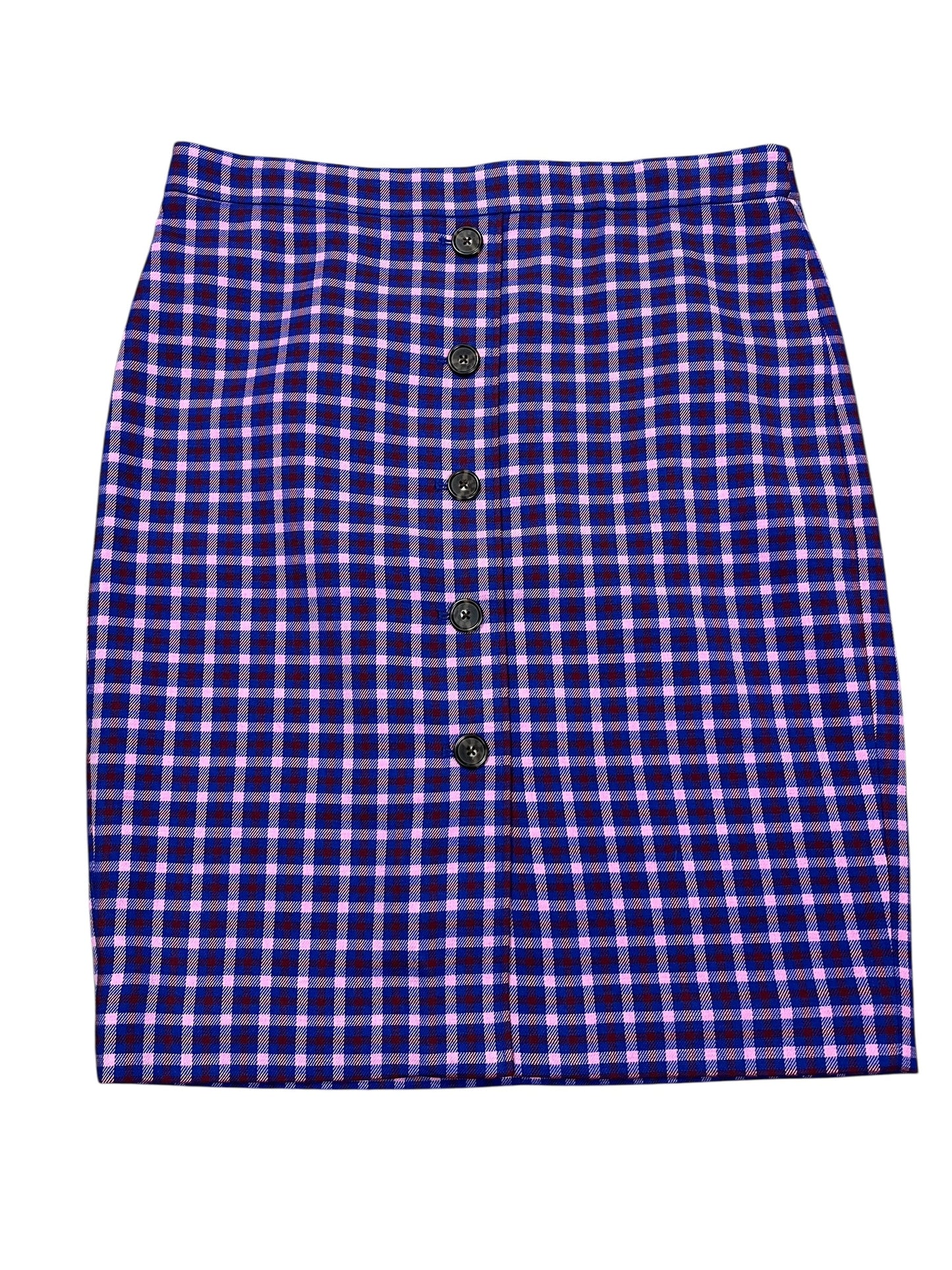 Skirt Midi By J. Crew In Plaid Pattern, Size:L