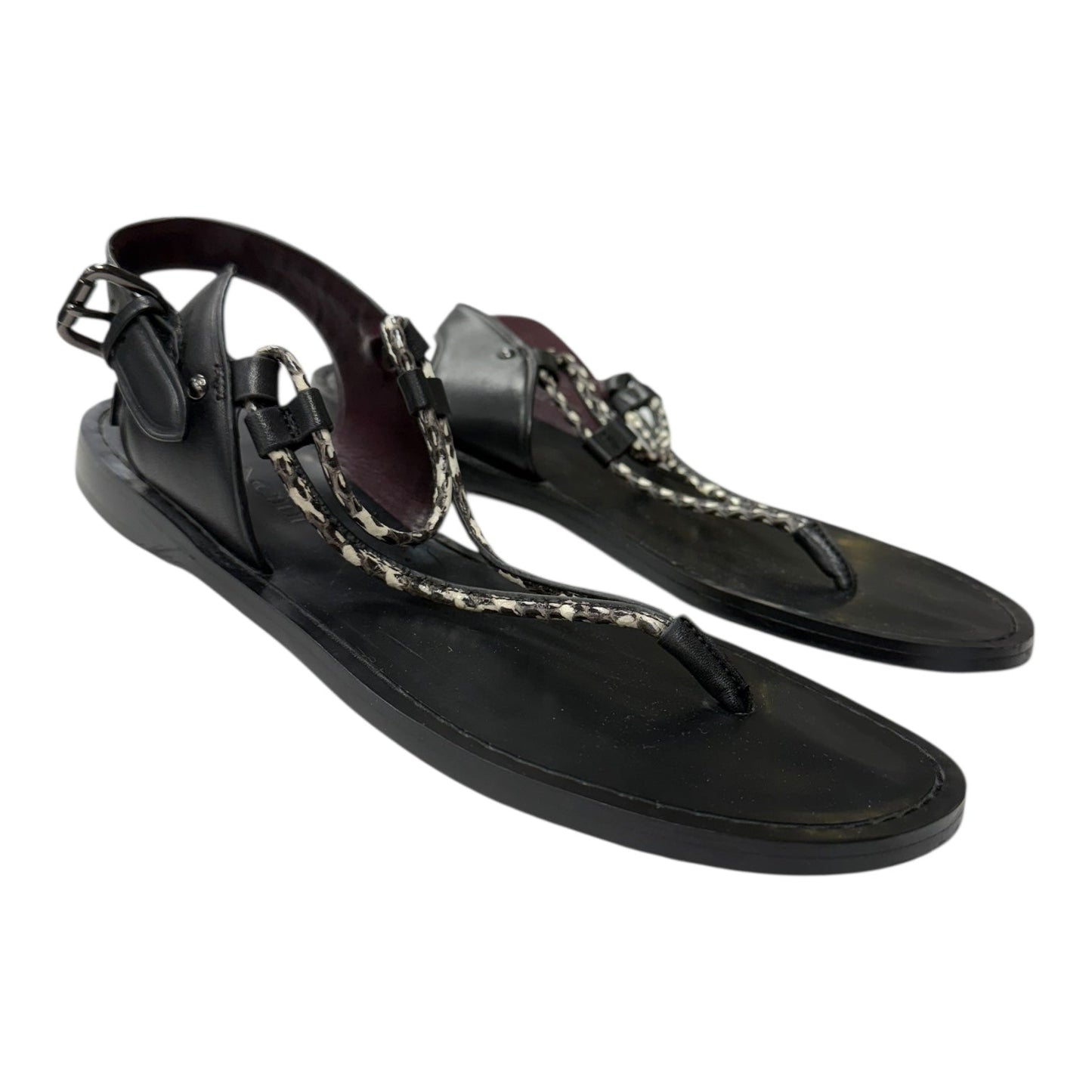 Sandals Designer By Coach In Black, Size:7