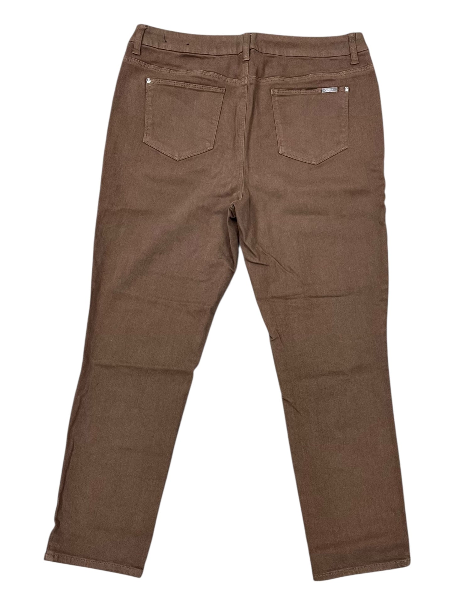 Pants Leggings By Chicos In Brown, Size:10