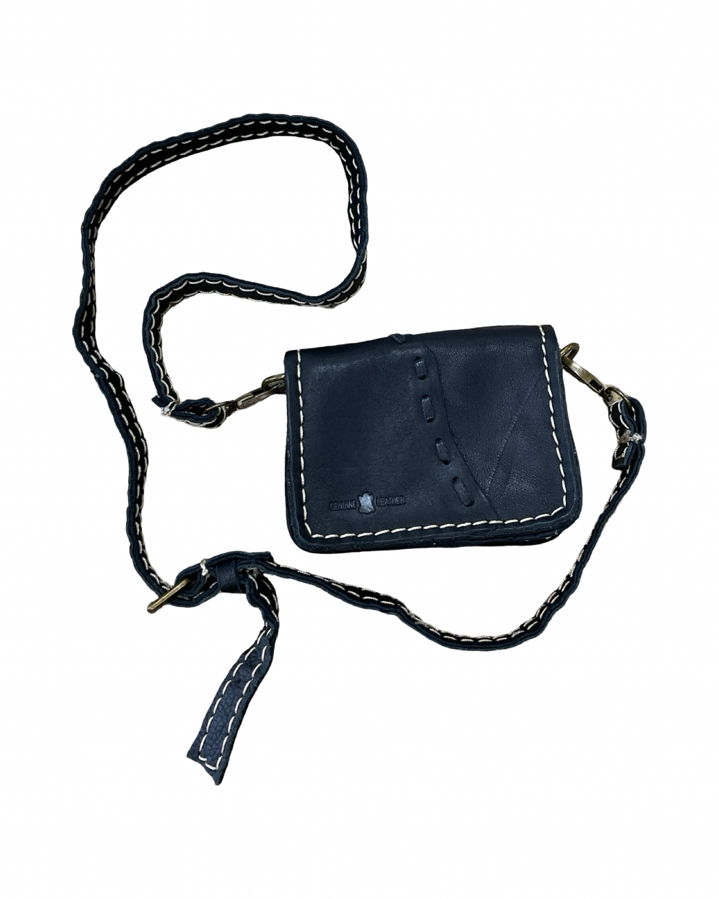 Crossbody Leather By Clothes Mentor In Black, Size:Small