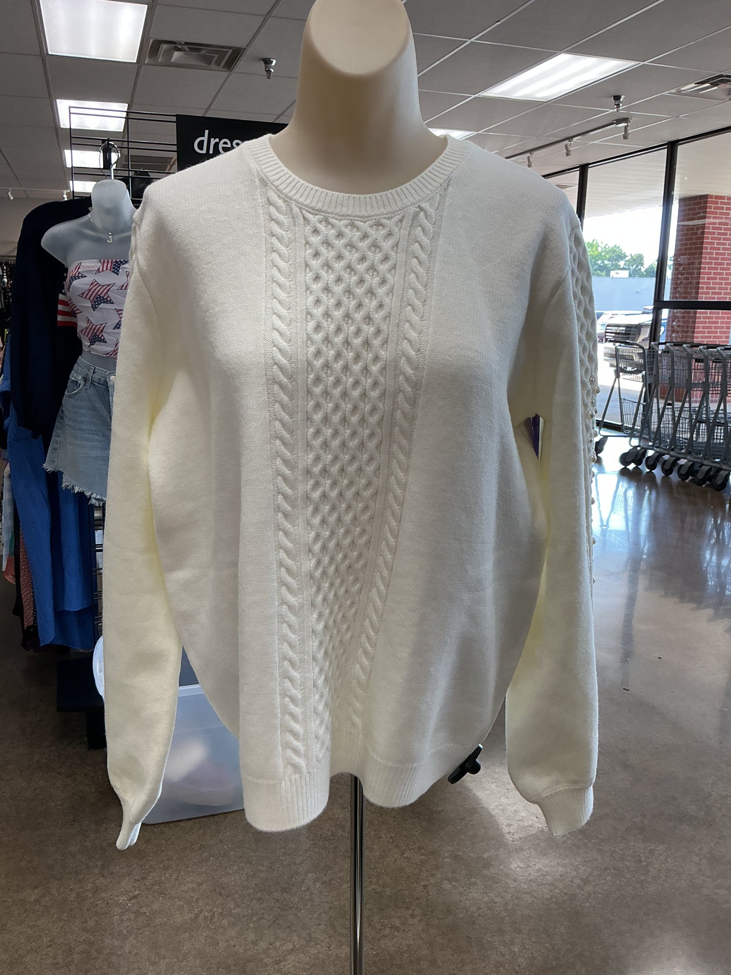 Sweater By Lysse In Cream, Size:L
