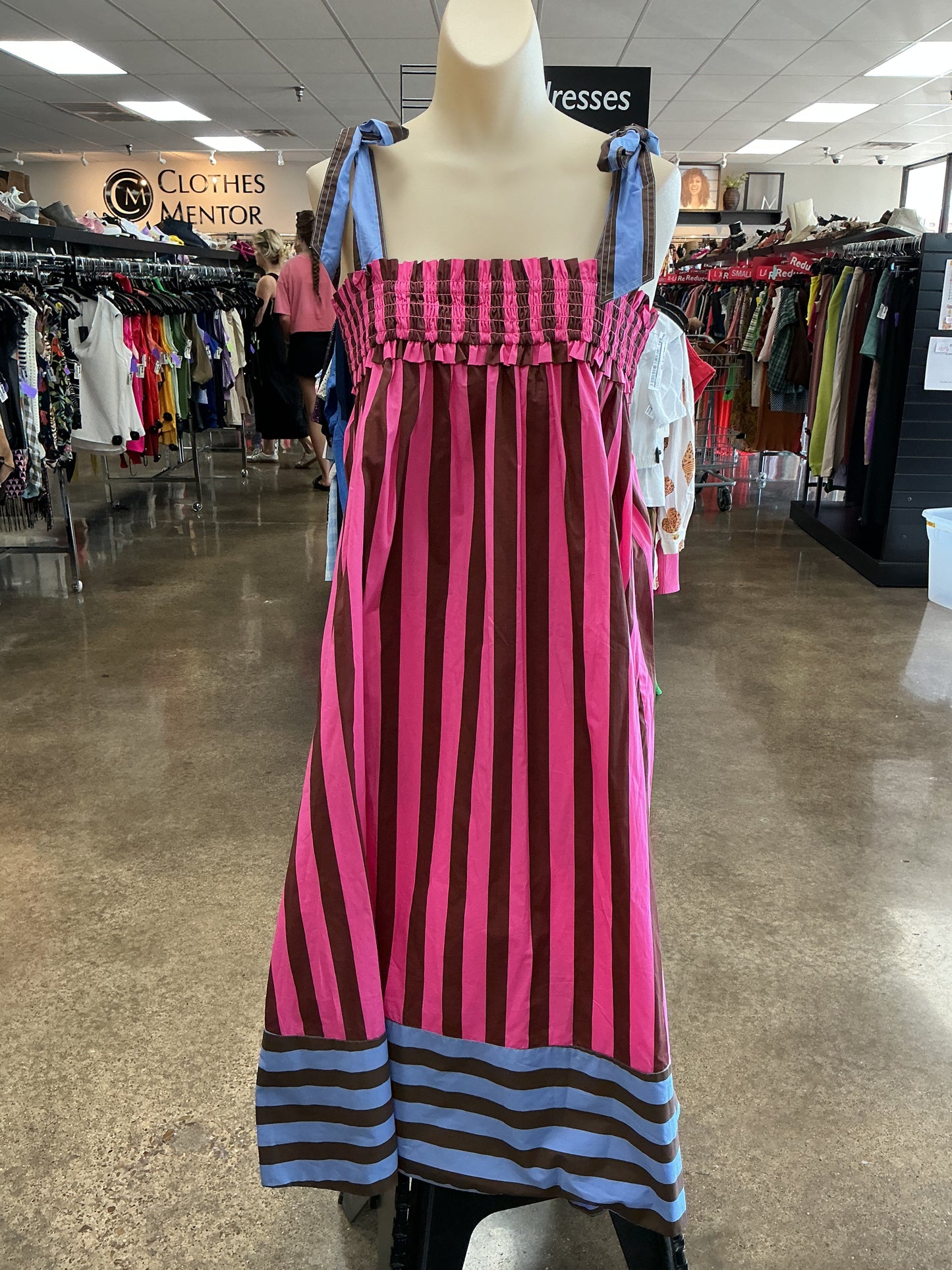 Dress Casual Maxi By BURU In Striped Pattern, Size:Xs