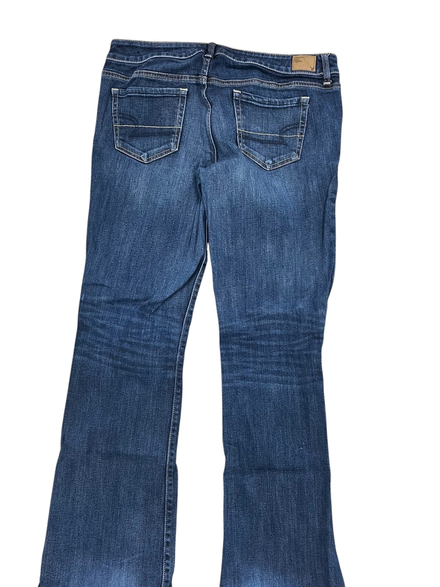Jeans Boyfriend By American Eagle In Blue Denim, Size:12L