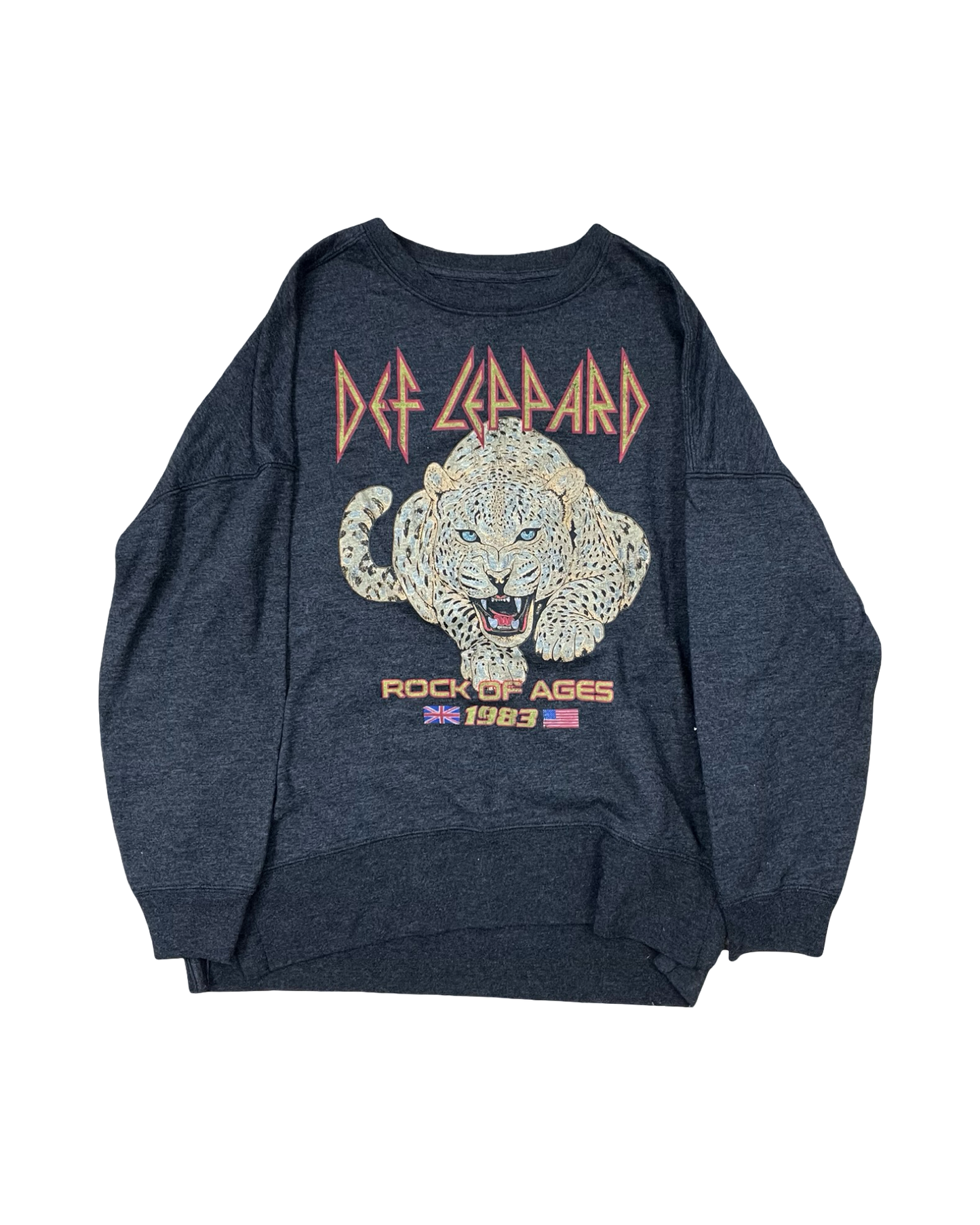 Sweatshirt Crewneck By Clothes Mentor In Grey, Size:M