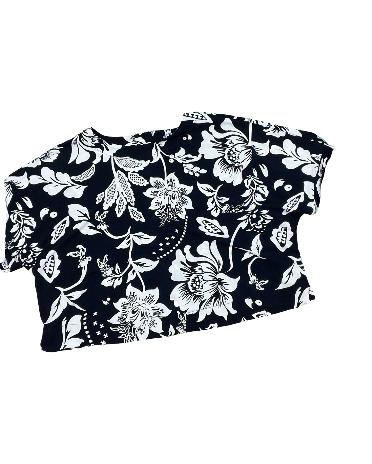 Top Ss By Adrianna Papell In Navy, Size:Xl