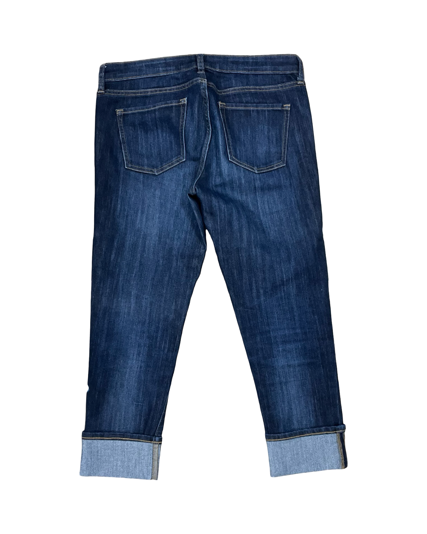 Jeans Cropped By Gap In Blue Denim, Size:6