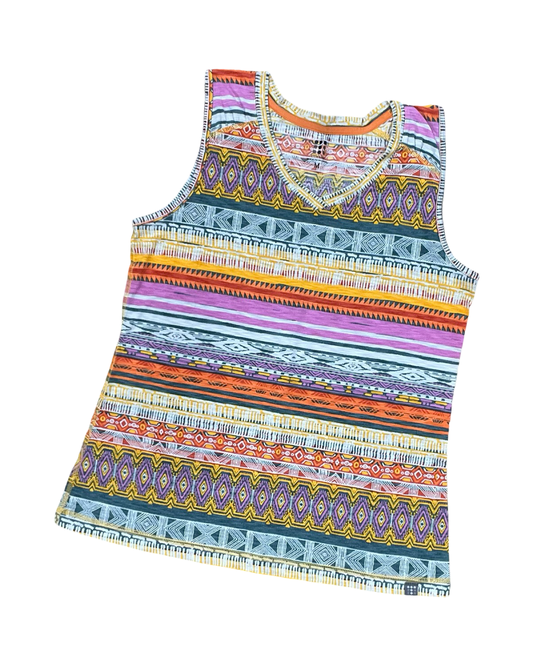 Top Sleeveless By Title Nine In Multi, Size:M