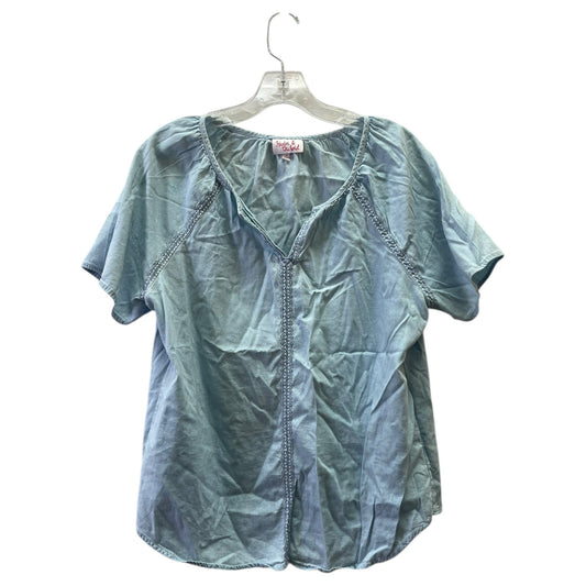Top Ss By Hester And Orchard In Blue Denim, Size:S