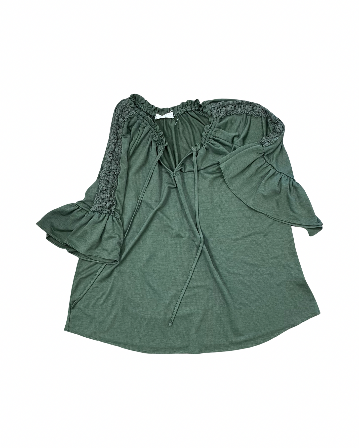 Top Ss By Clothes Mentor In Green, Size:M