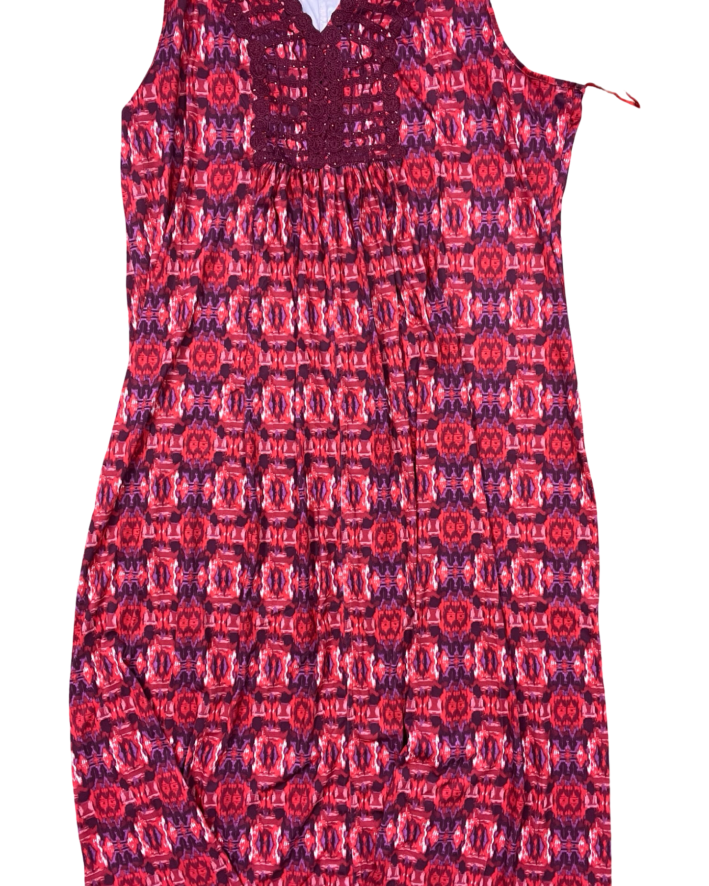 Dress Casual Maxi By Live And Let Live In Purple & Red, Size:3