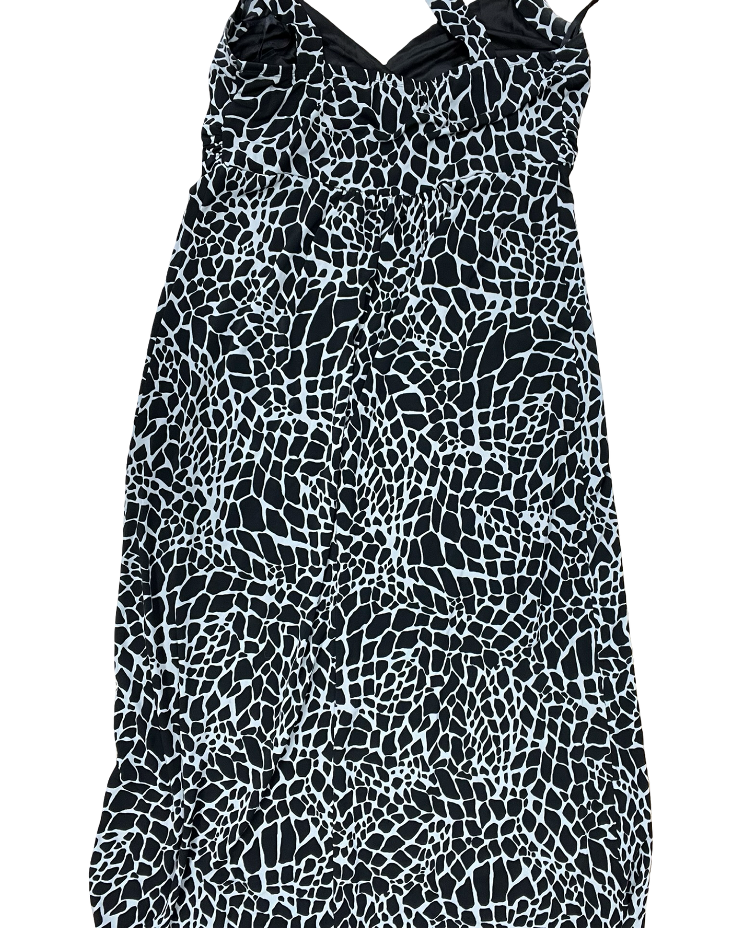 Dress Casual Midi By Enfocus In Black & Grey, Size:Xl
