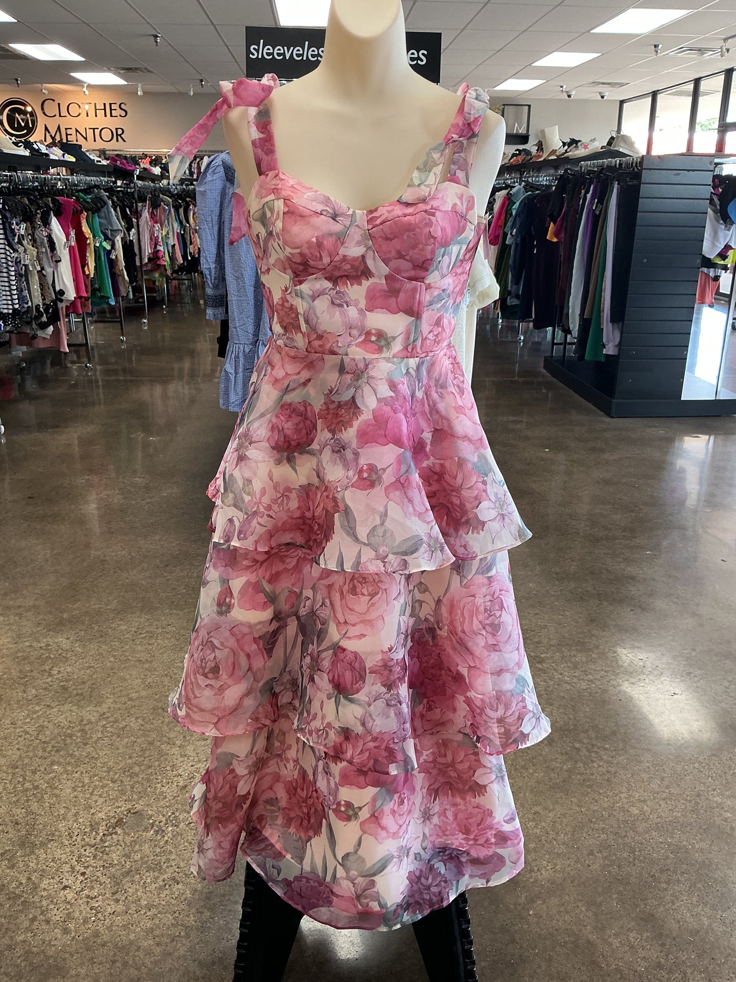 Dress Casual Maxi By Lulus In Floral Print, Size:M