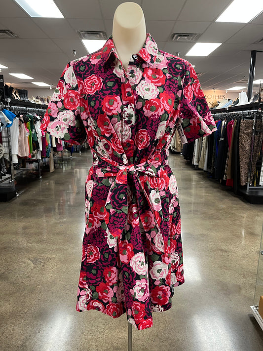 Dress Designer By Kate Spade In Pink & Red, Size:M