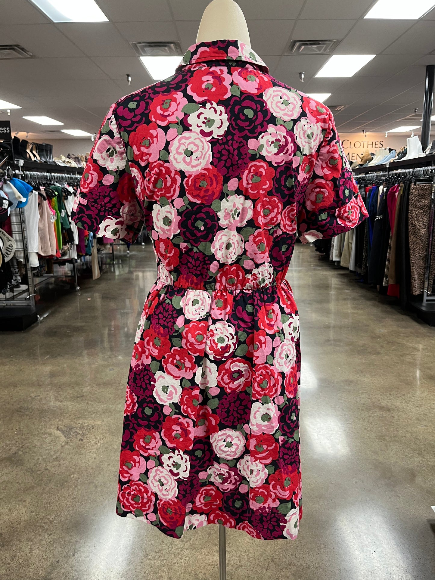 Dress Designer By Kate Spade In Pink & Red, Size:M