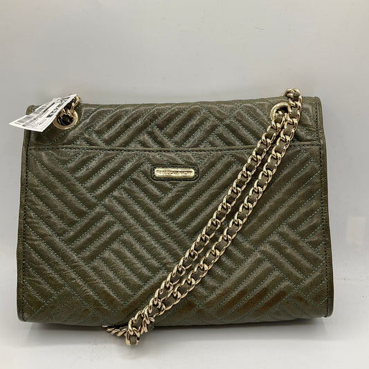 Crossbody Designer By Rebecca Minkoff In Green, Size:Medium