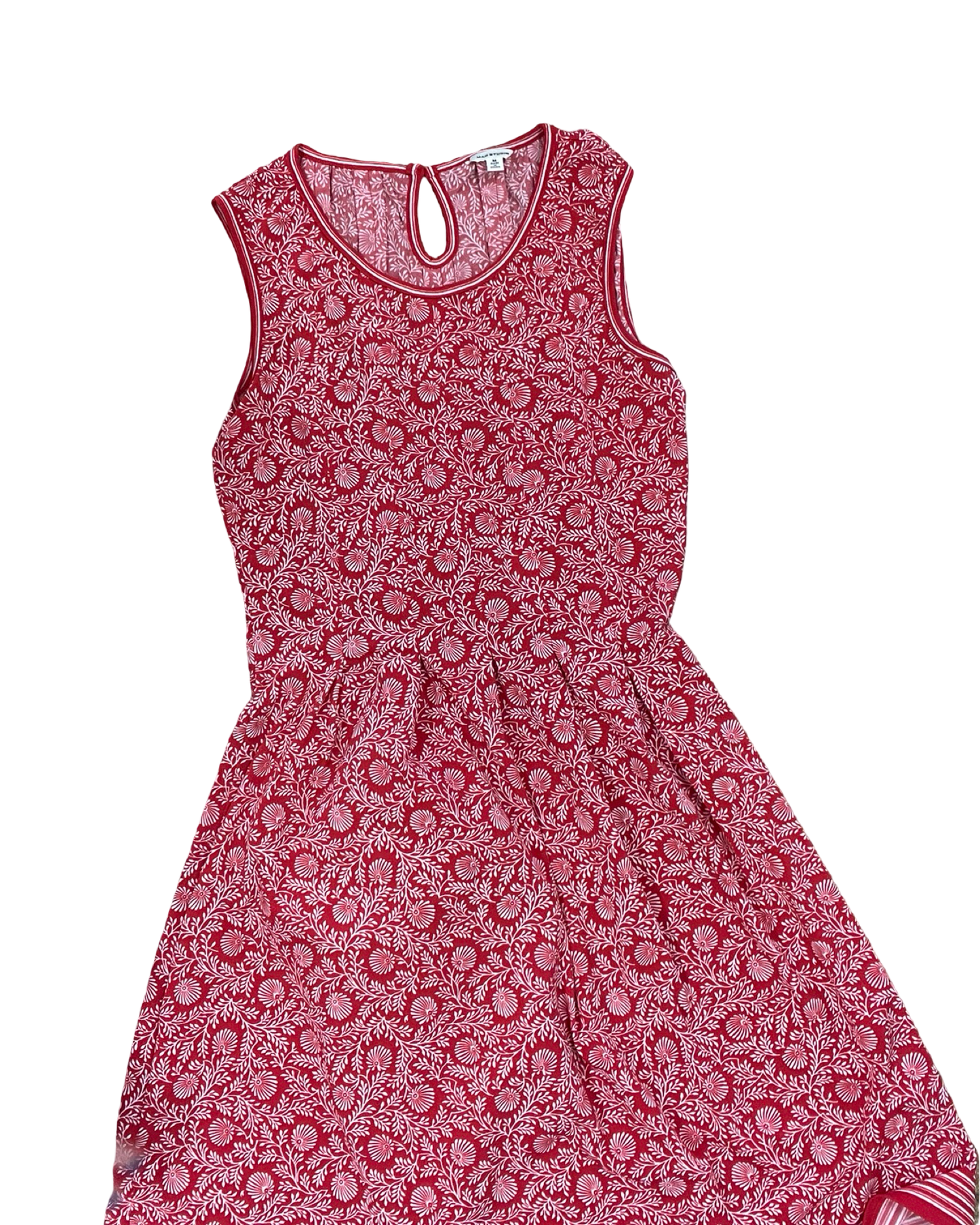 Dress Work By Max Studio In Red & White, Size:M