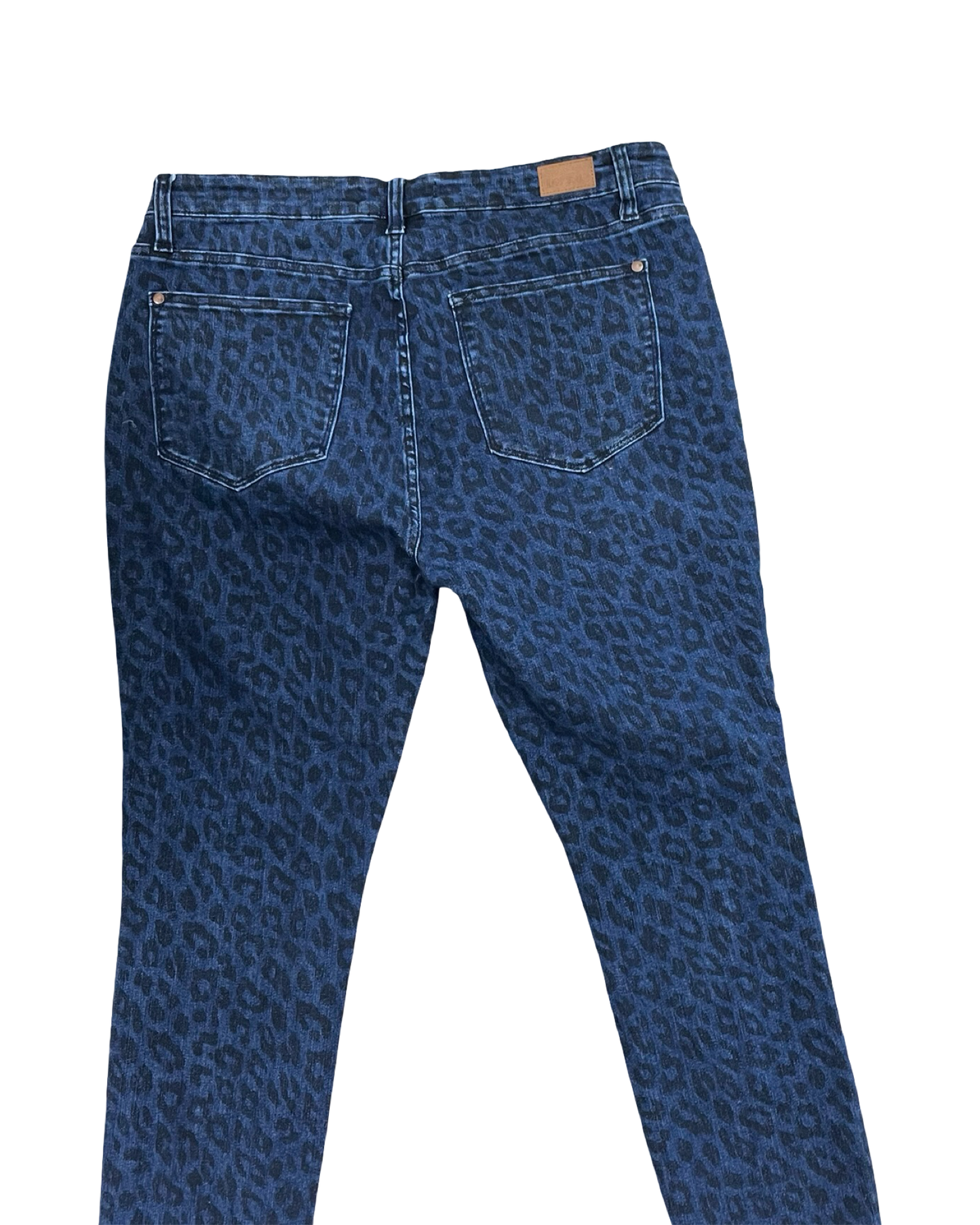 Jeans Cropped By Judy Blue In Blue Denim, Size:14
