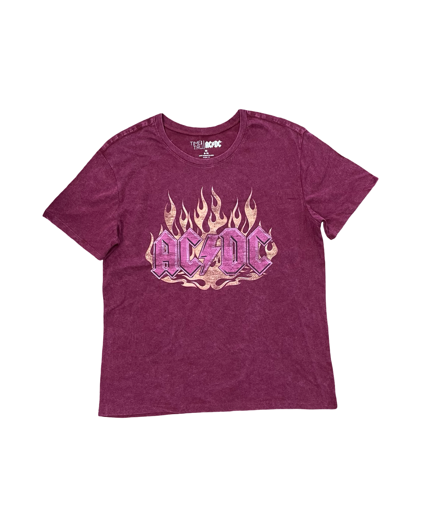 Top Ss By Time And Tru In Maroon, Size:M
