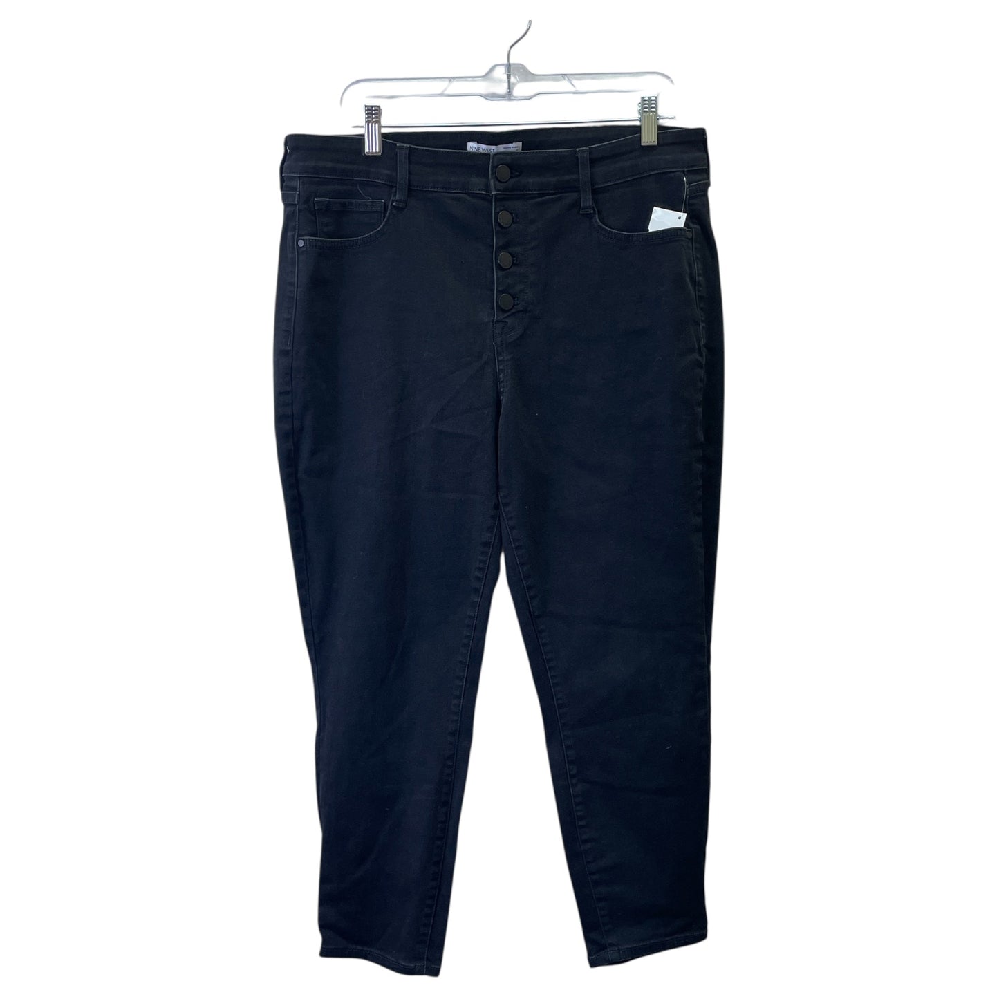 Jeans Straight By Nine West In Black, Size:16