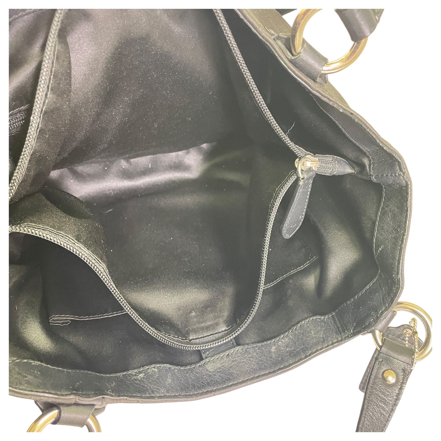 Handbag Designer By Coach In Beige, Size:Large