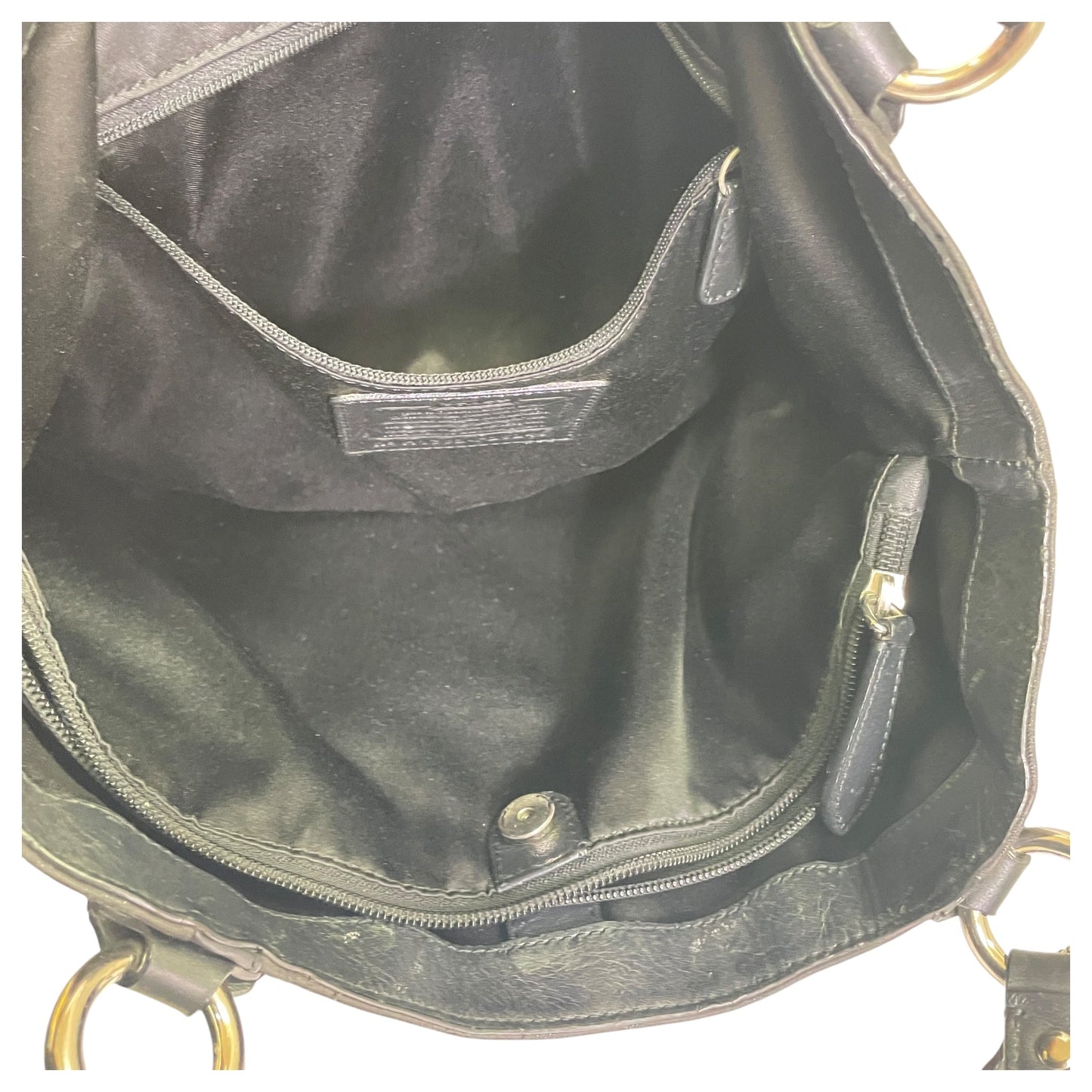 Handbag Designer By Coach In Beige, Size:Large