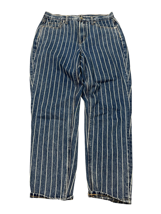 Jeans Cropped By American Eagle In Blue Denim, Size:4