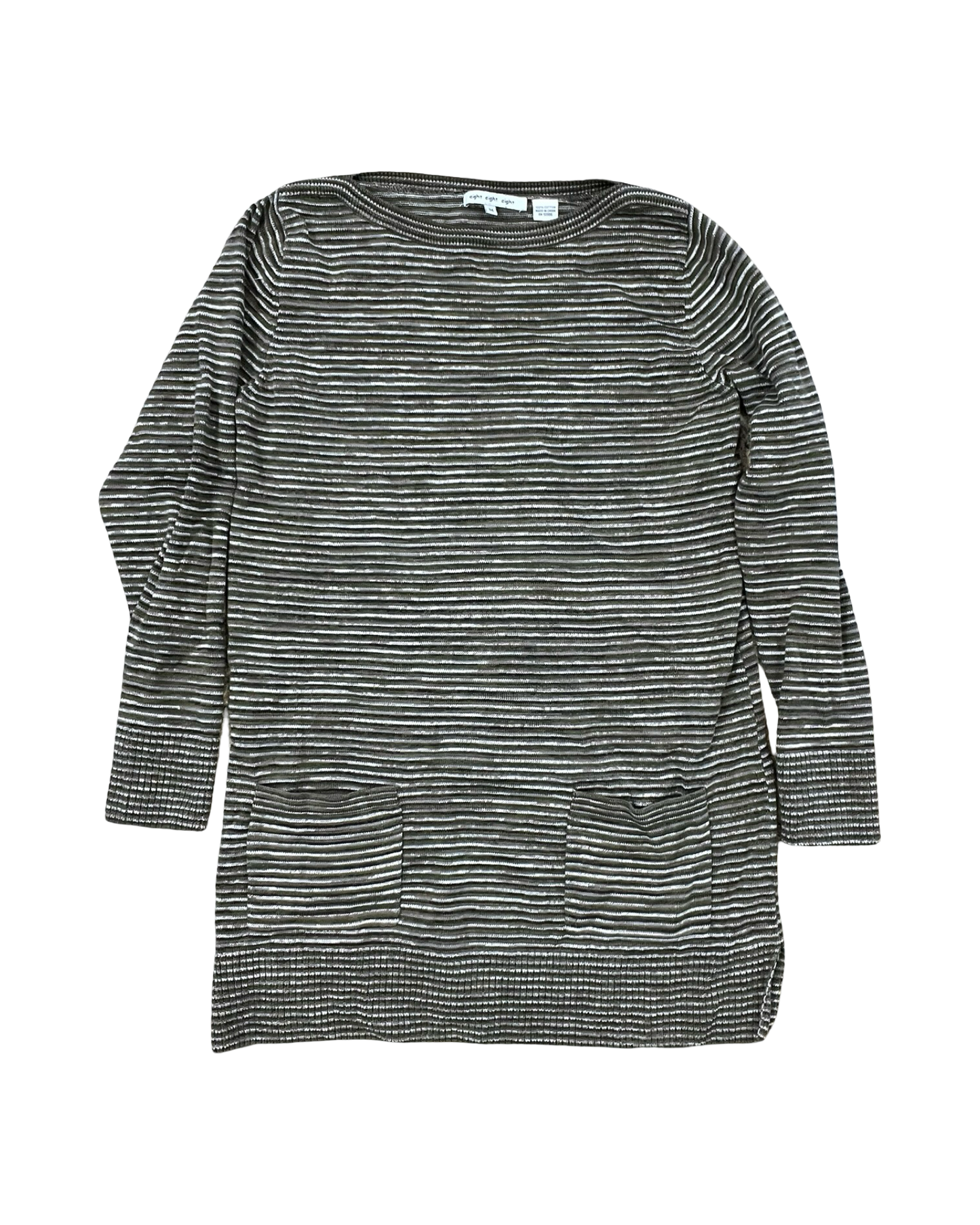 Top Ls By Eight Eight Eight In Green, Size:M