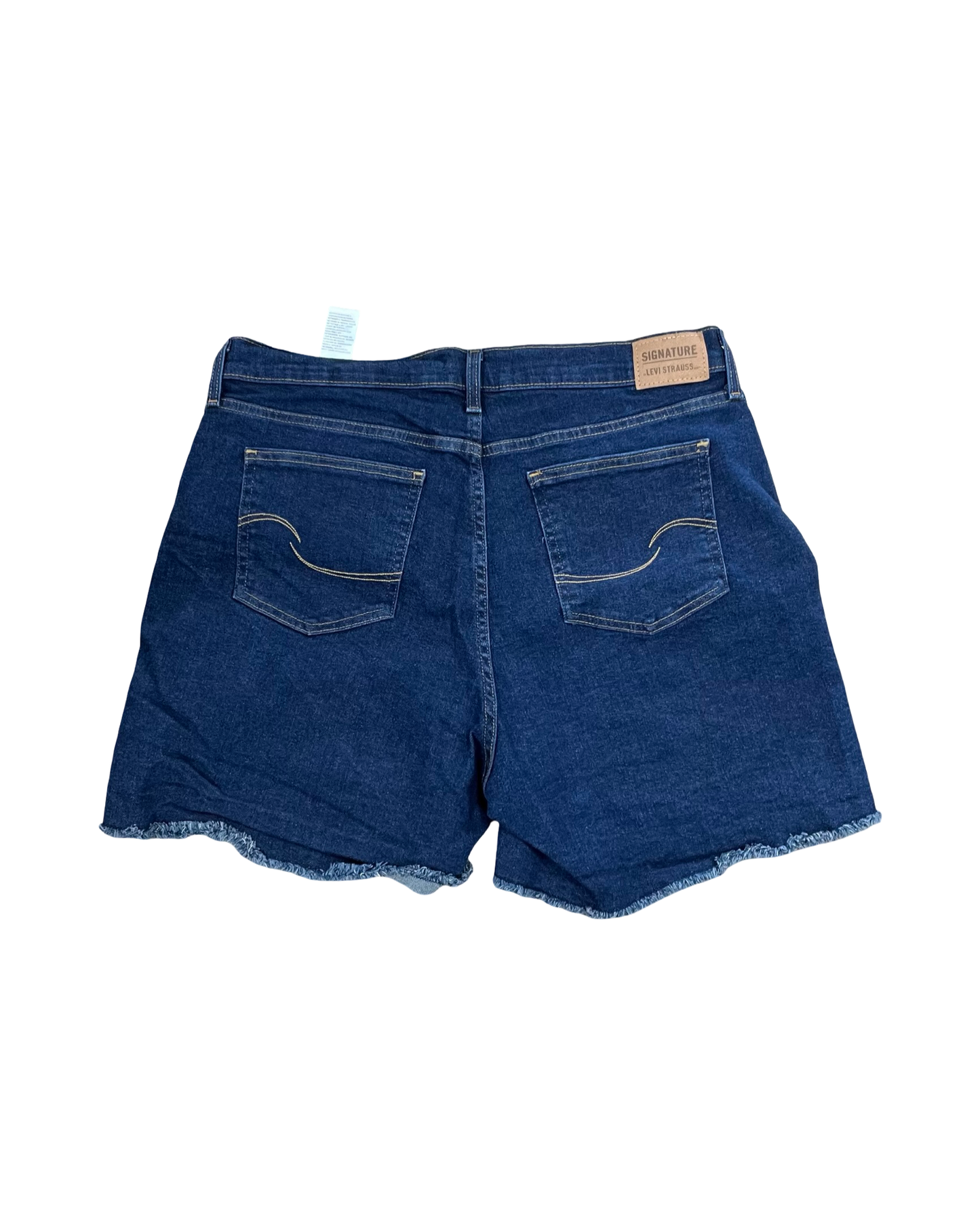 Shorts By Levis In Blue Denim, Size:18