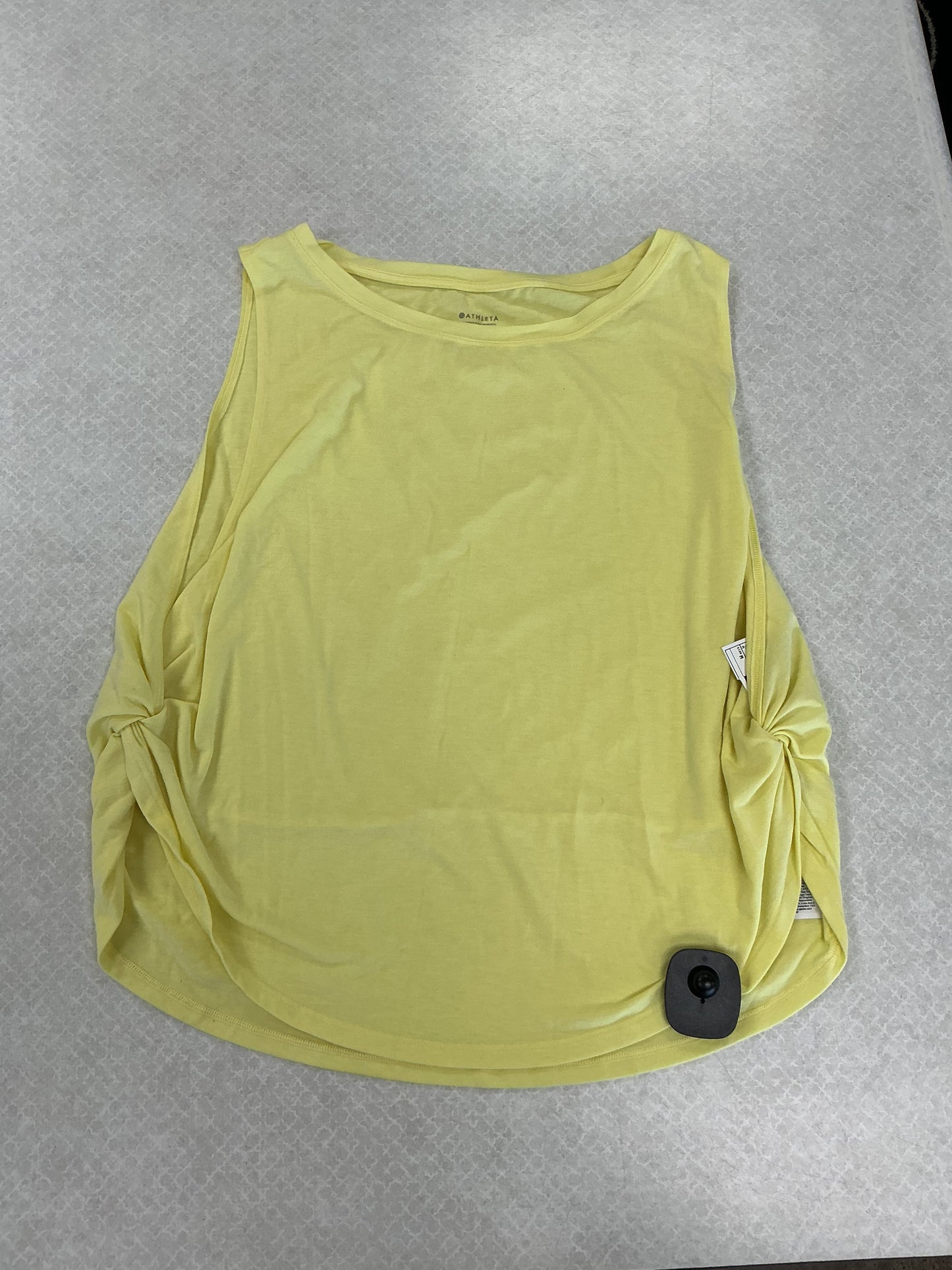 Athletic Tank Top By Athleta In Yellow, Size:M