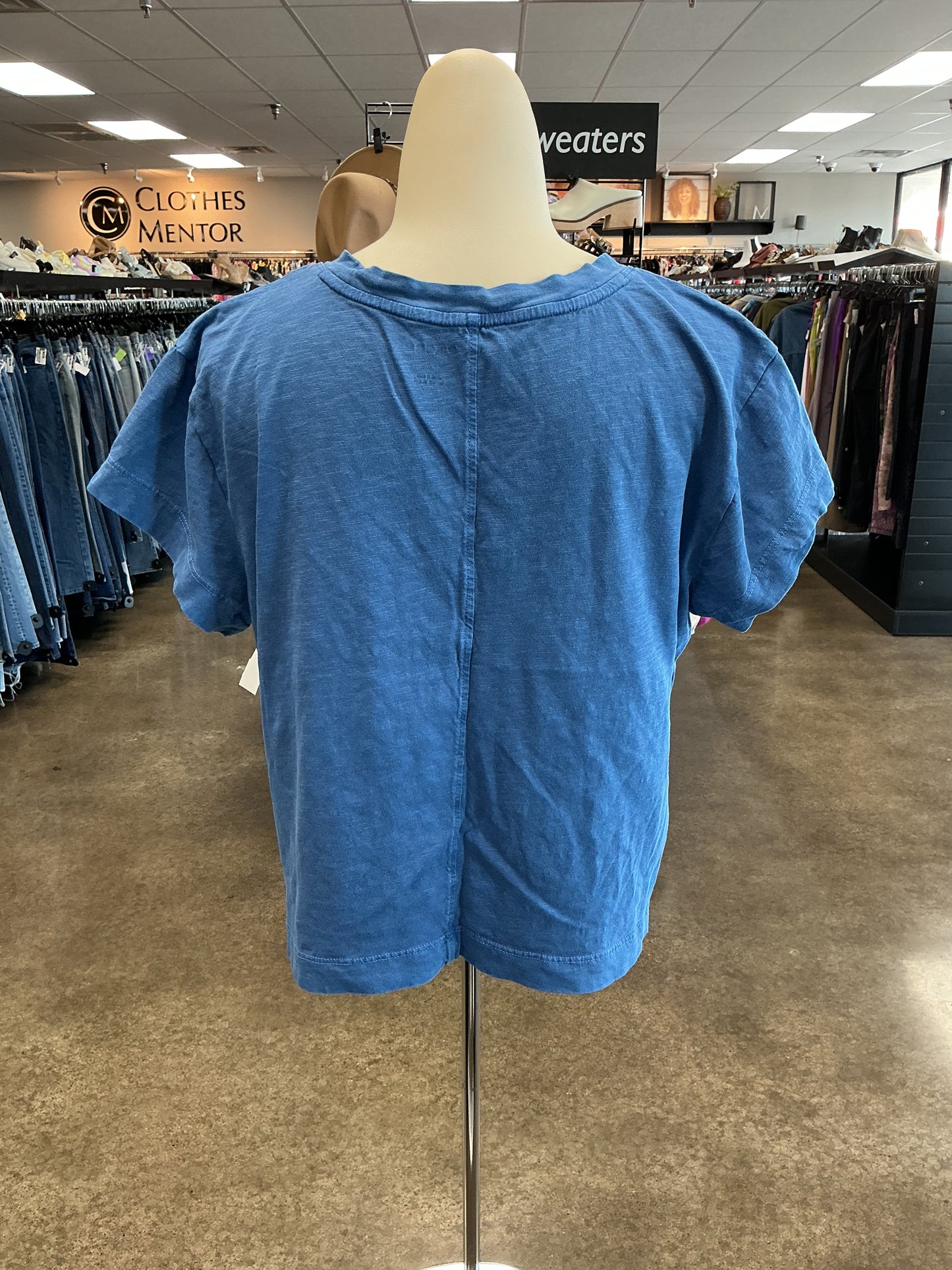 Top Ss By Pilcro In Blue, Size:L