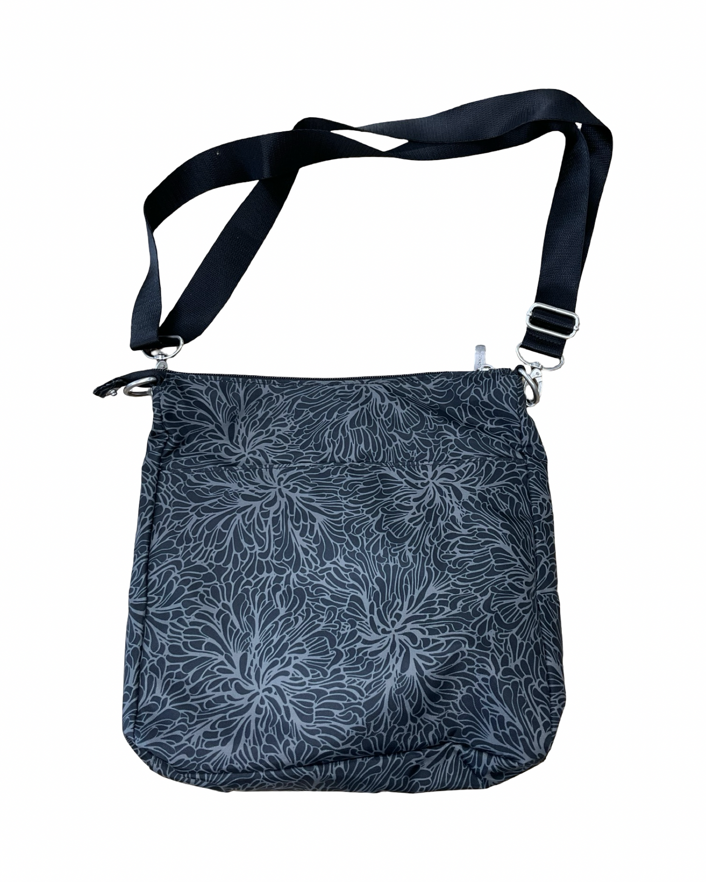 Crossbody By Baggallini In Black & Grey, Size:Medium