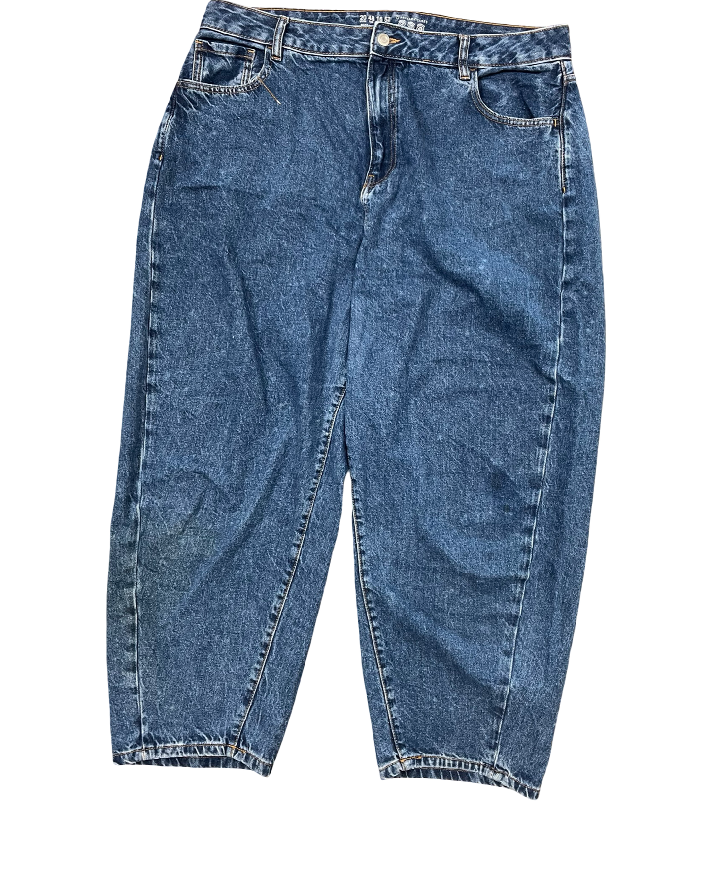 Jeans Wide Leg By Clothes Mentor In Blue Denim, Size:16