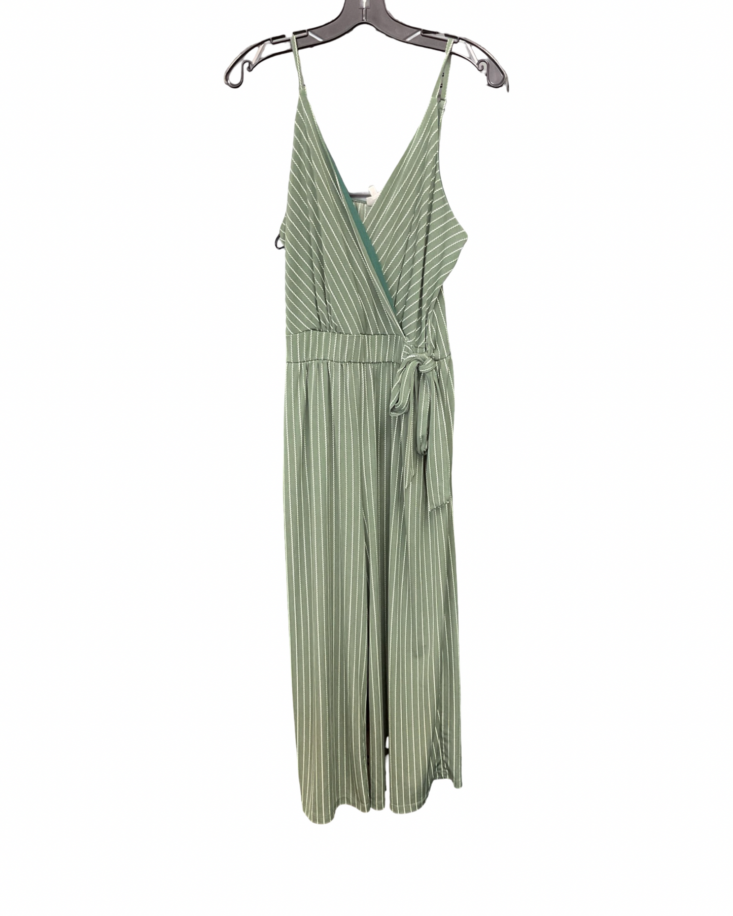 Jumpsuit By Kaileigh In Green & White, Size:Xl