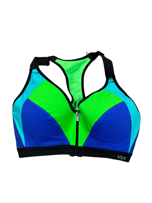 Athletic Bra By Victorias Secret In Blue & Green, Size:L