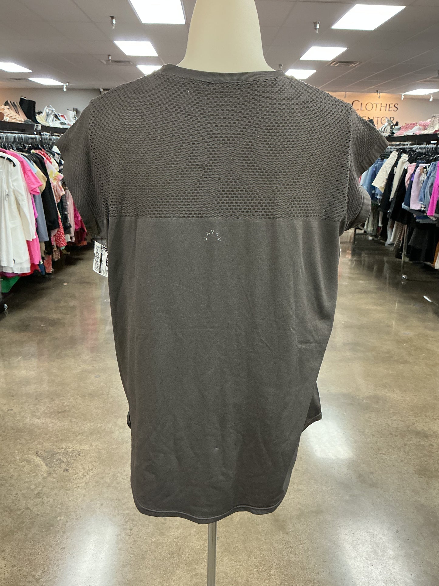 Athletic Top Ss By Varley In Brown, Size:Xxs