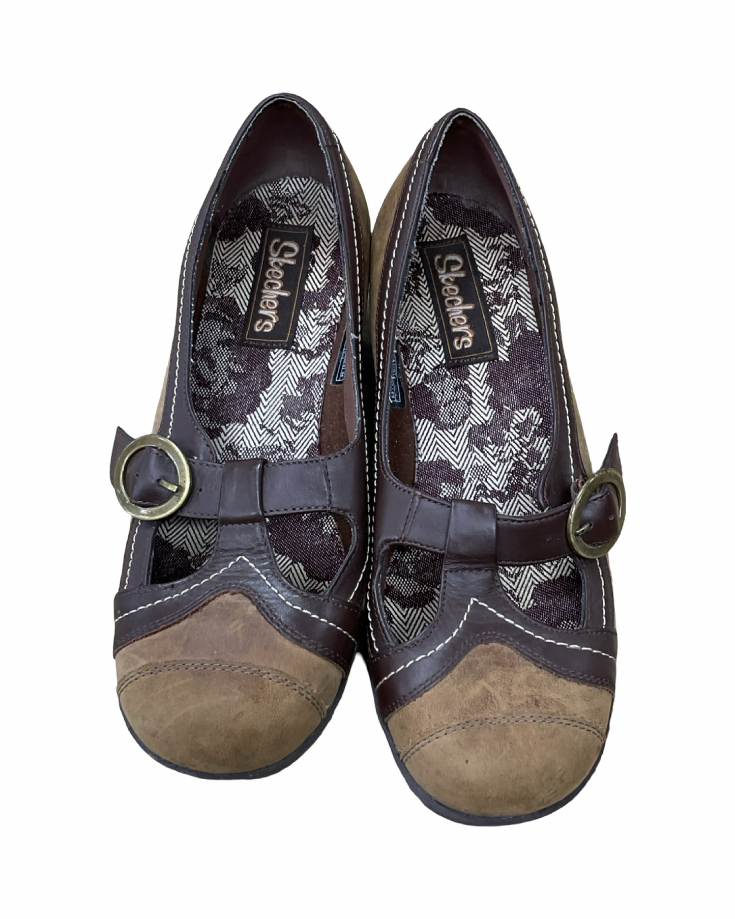 Shoes Heels Kitten By Skechers In Brown, Size:8.5