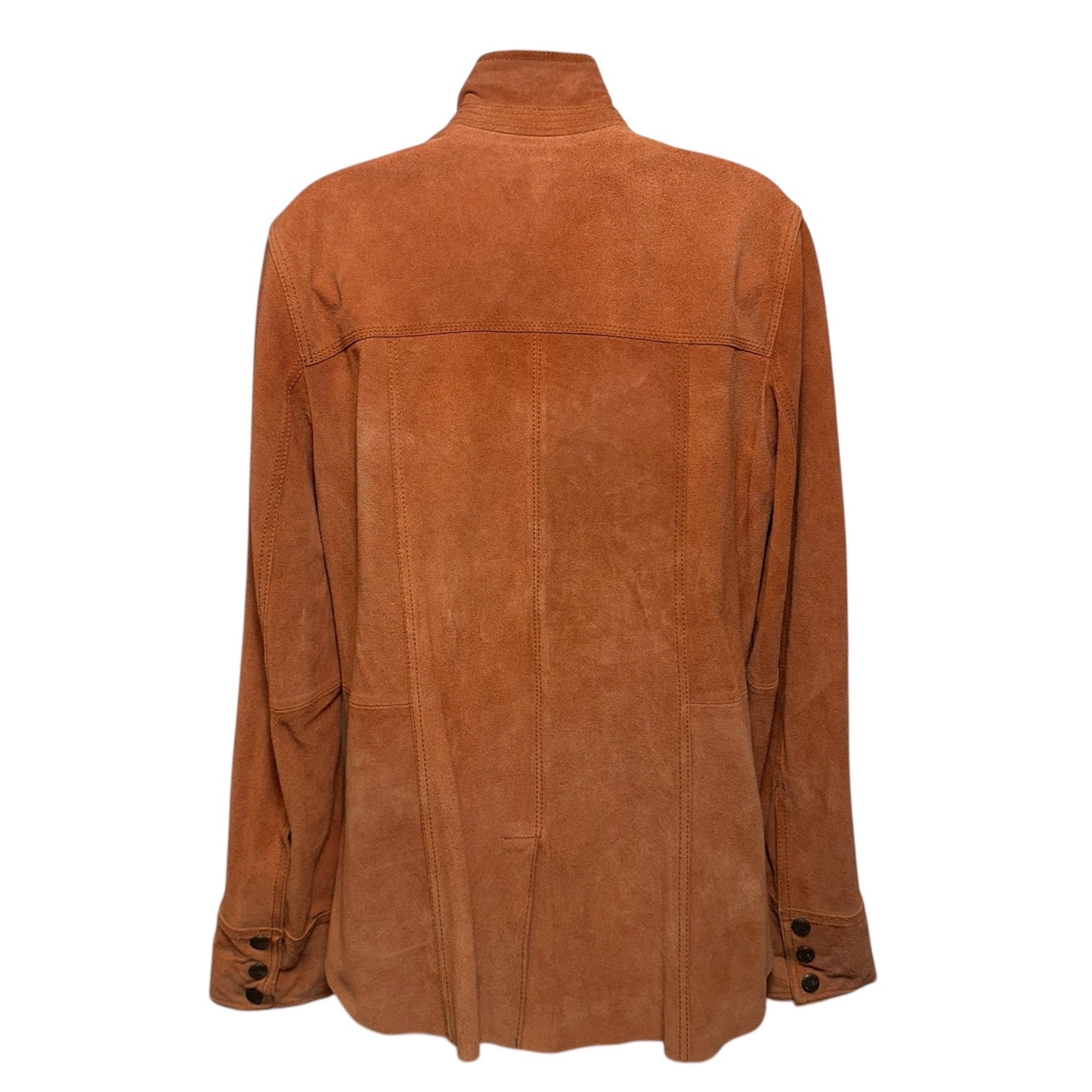 Kimberly Suede Shirt Jacket By Free People In Spice, Size: L