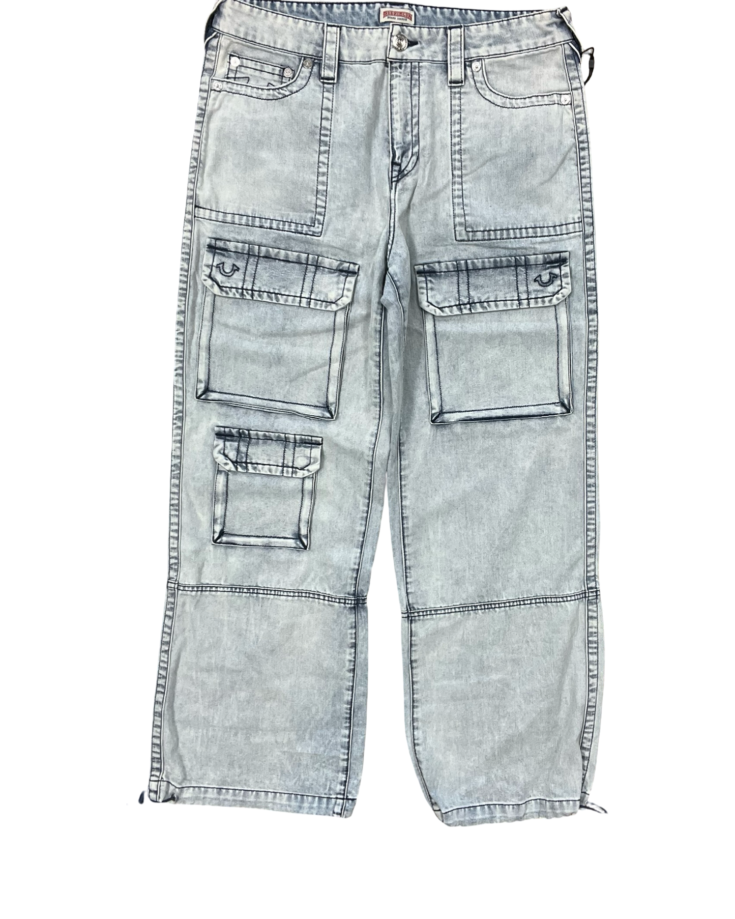 Jeans Boyfriend By True Religion In Blue Denim, Size:12