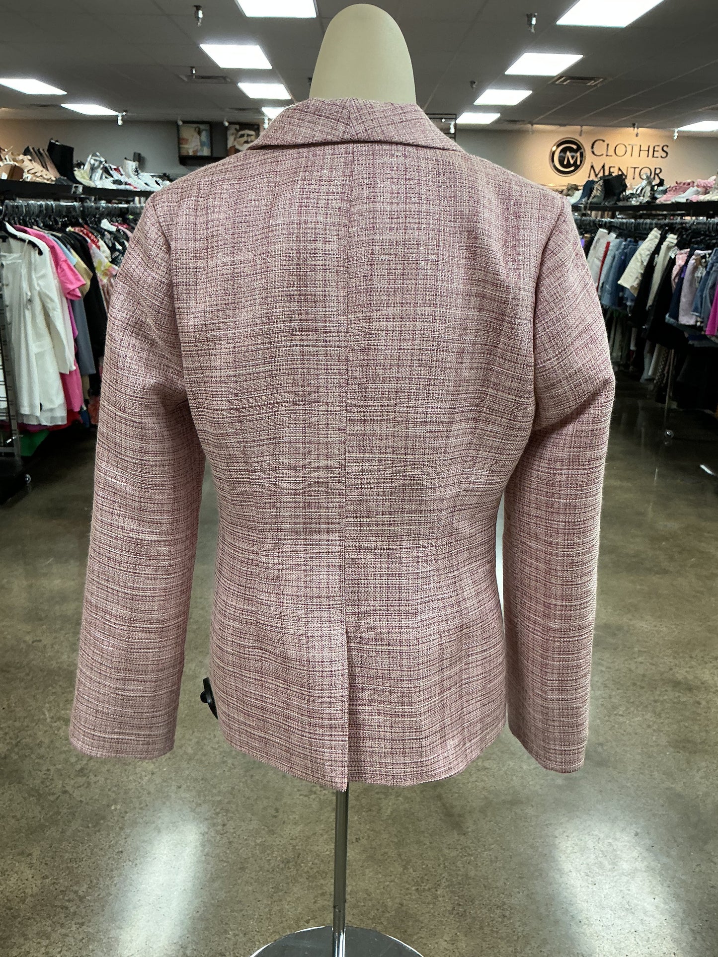 Blazer By Clothes Mentor In Pink, Size:S