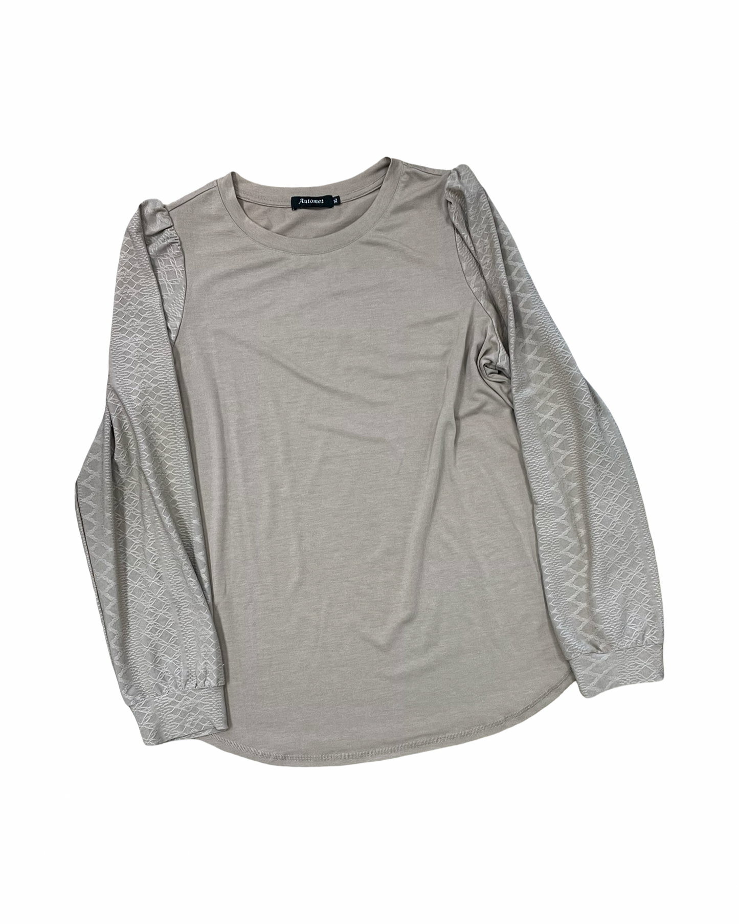 Top Ls By Automet In Tan, Size:Xl