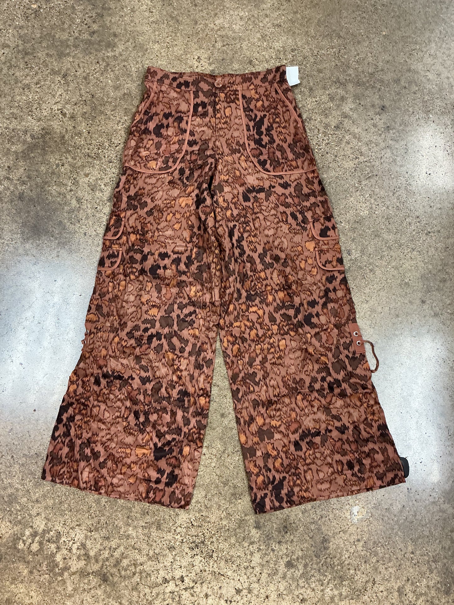 Pants Wide Leg By Anthropologie In Brown, Size:6