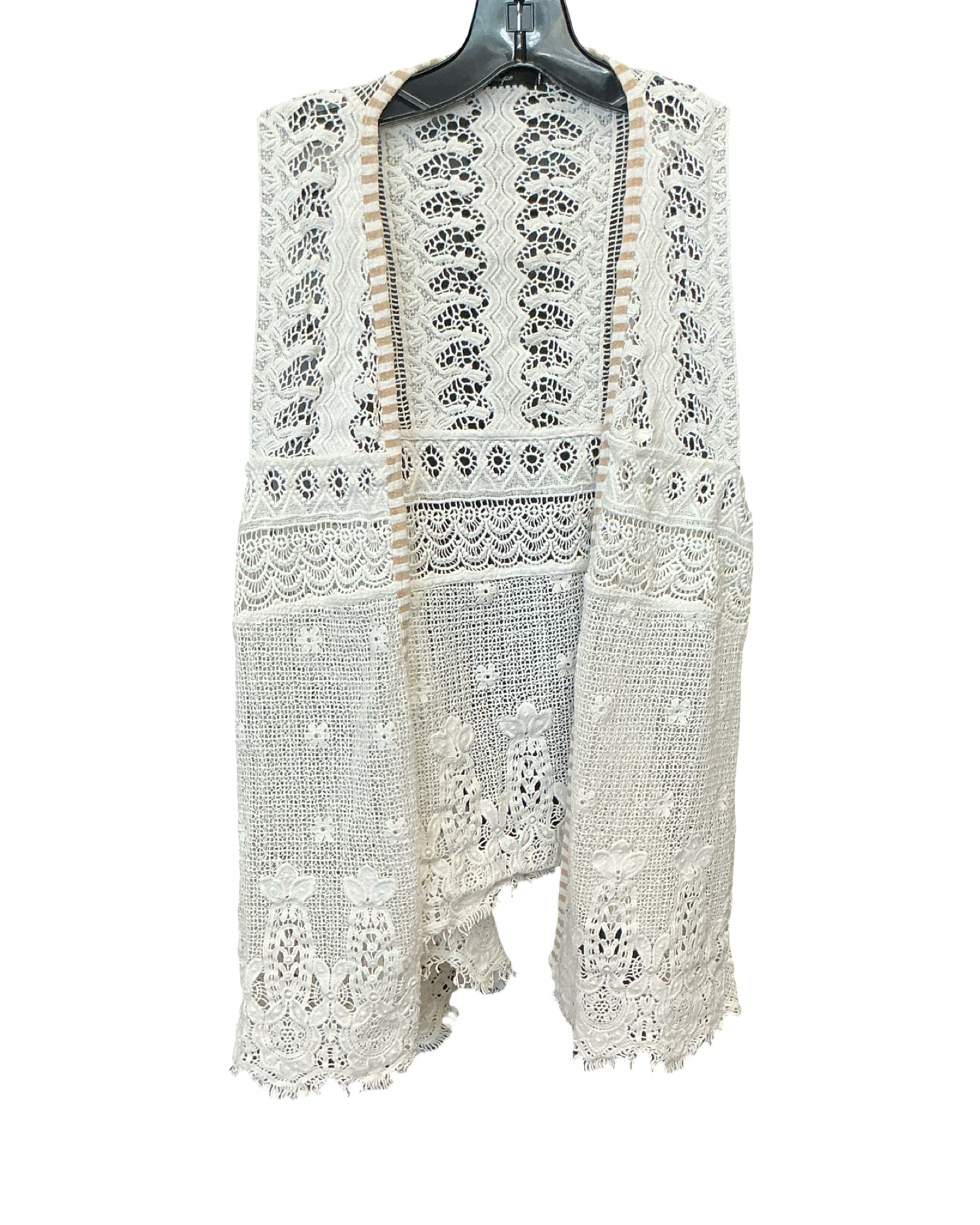 Cardigan By Bke In Tan & White, Size:S