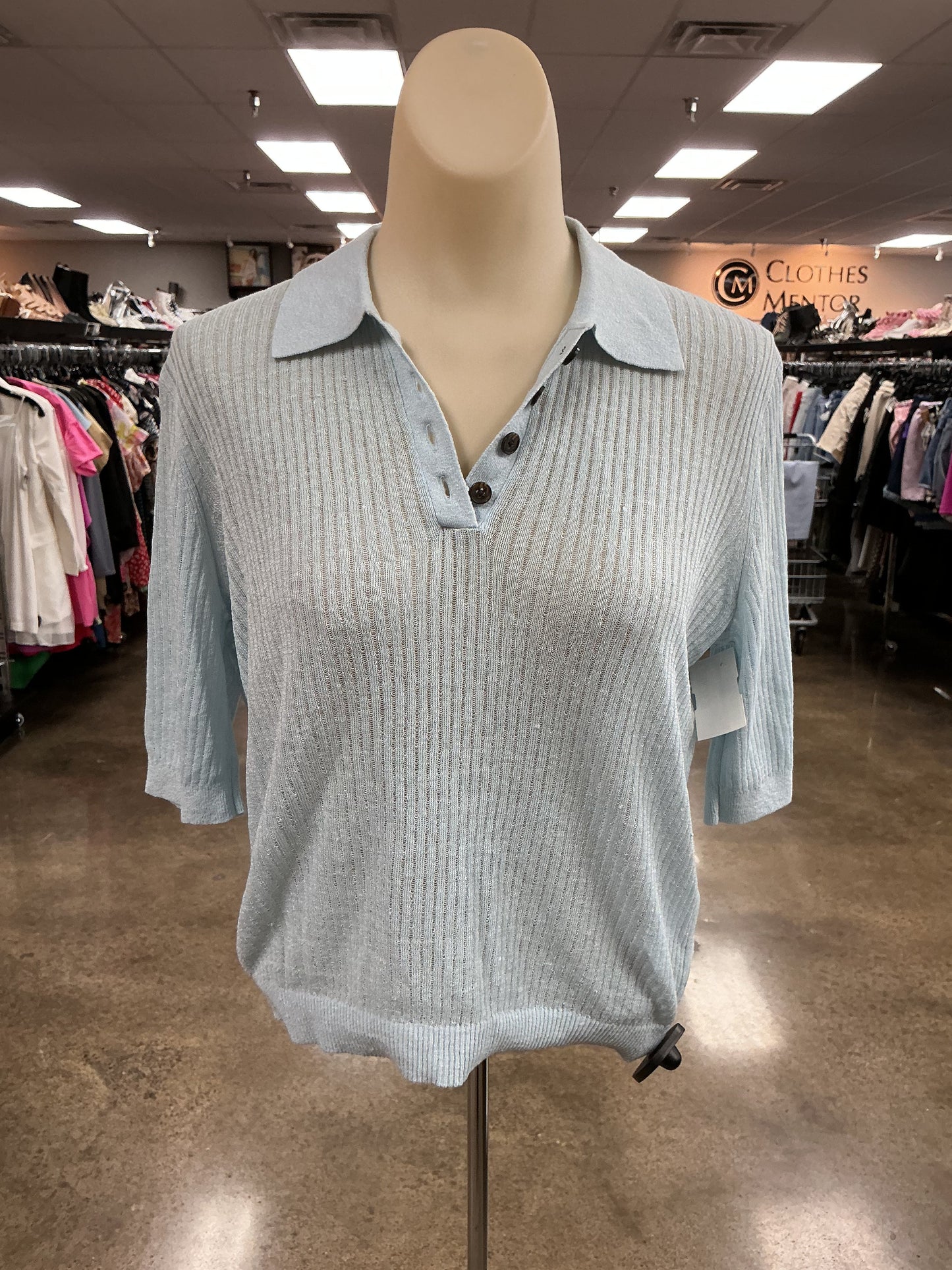 Top Ss By Madewell In Blue, Size:M
