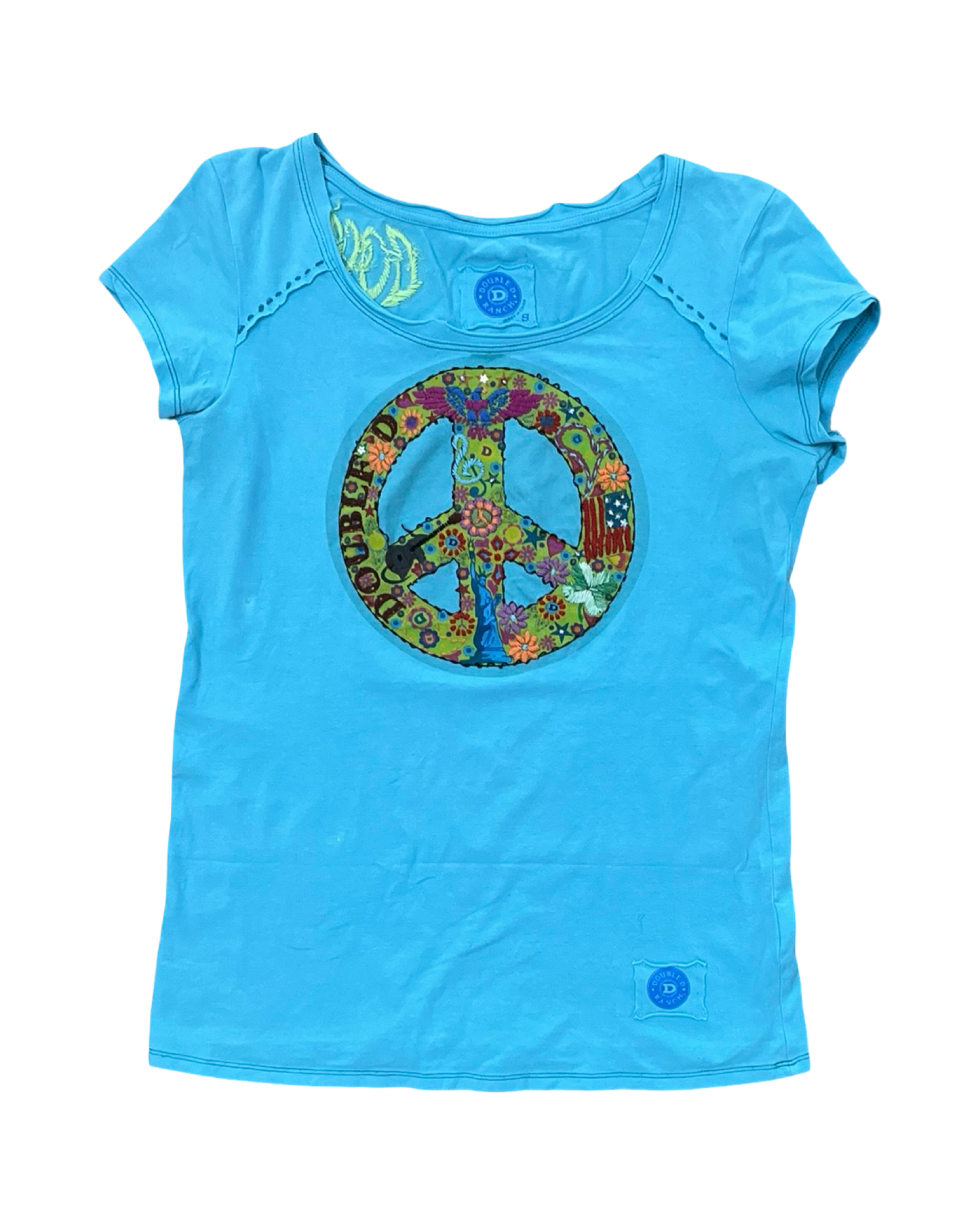 Top Ss By Double D Ranch In Blue, Size:S